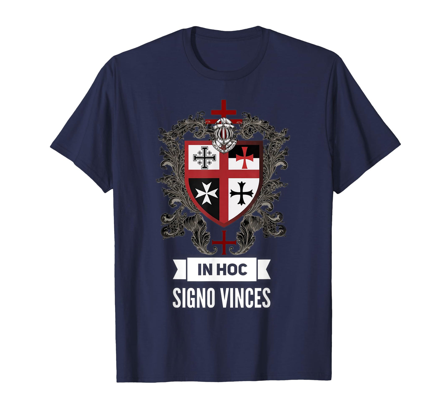 Catholic Knight Templar Crusader Cross Latin T-Shirt