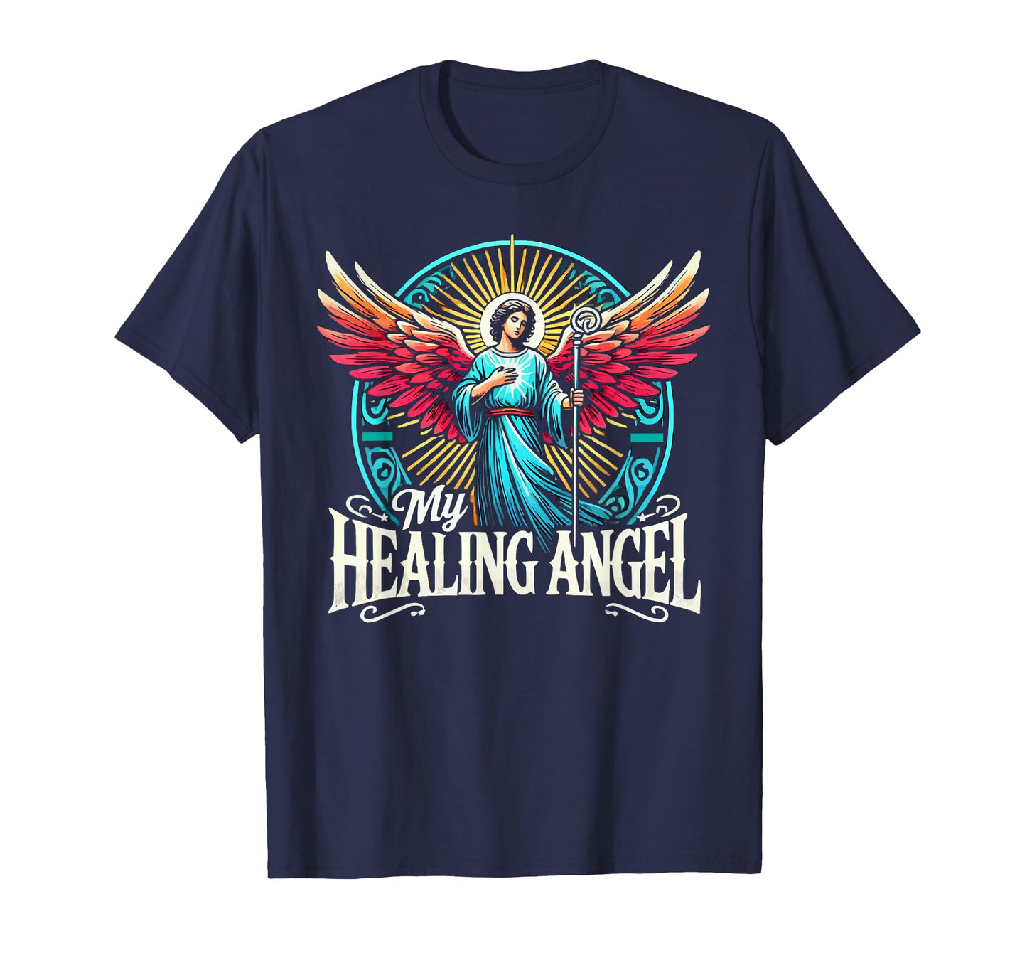 Archangel Raphael Catholic Christianity Guardian Angel T-Shirt