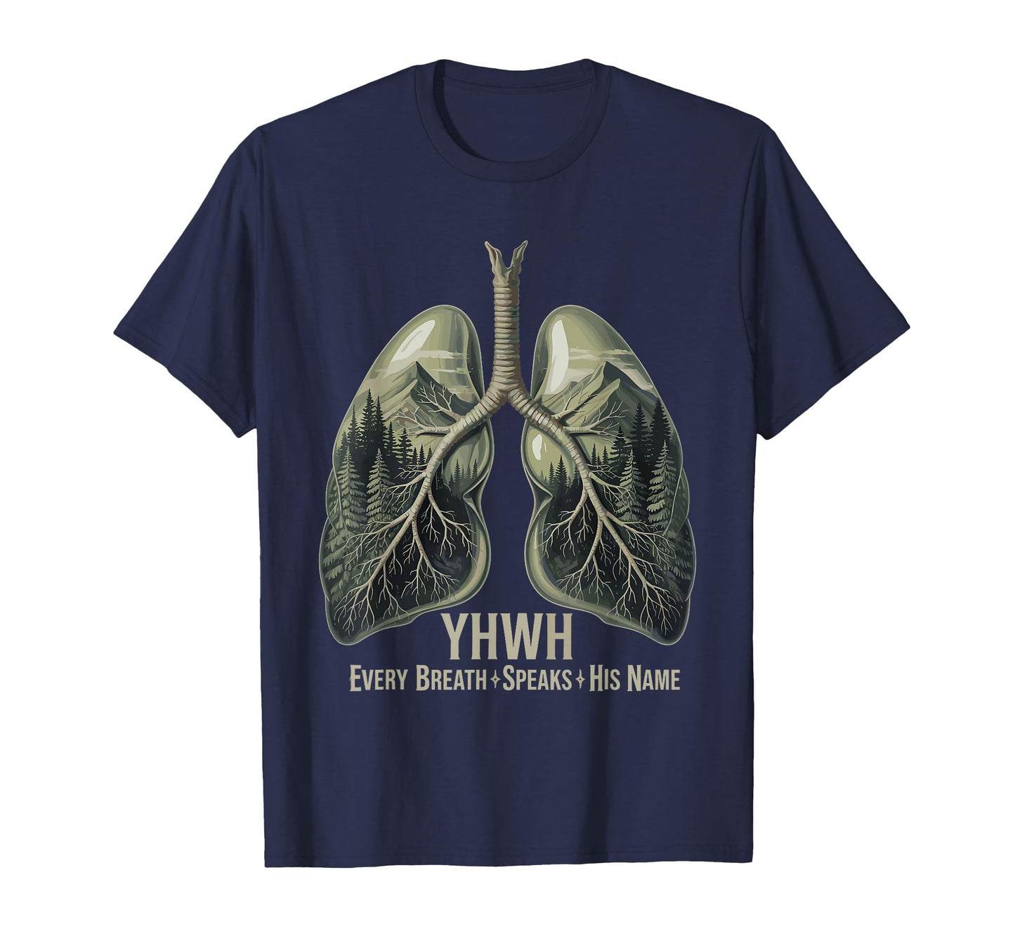 YHWH Every Breath Speaks His Name Yahweh T-Shirt