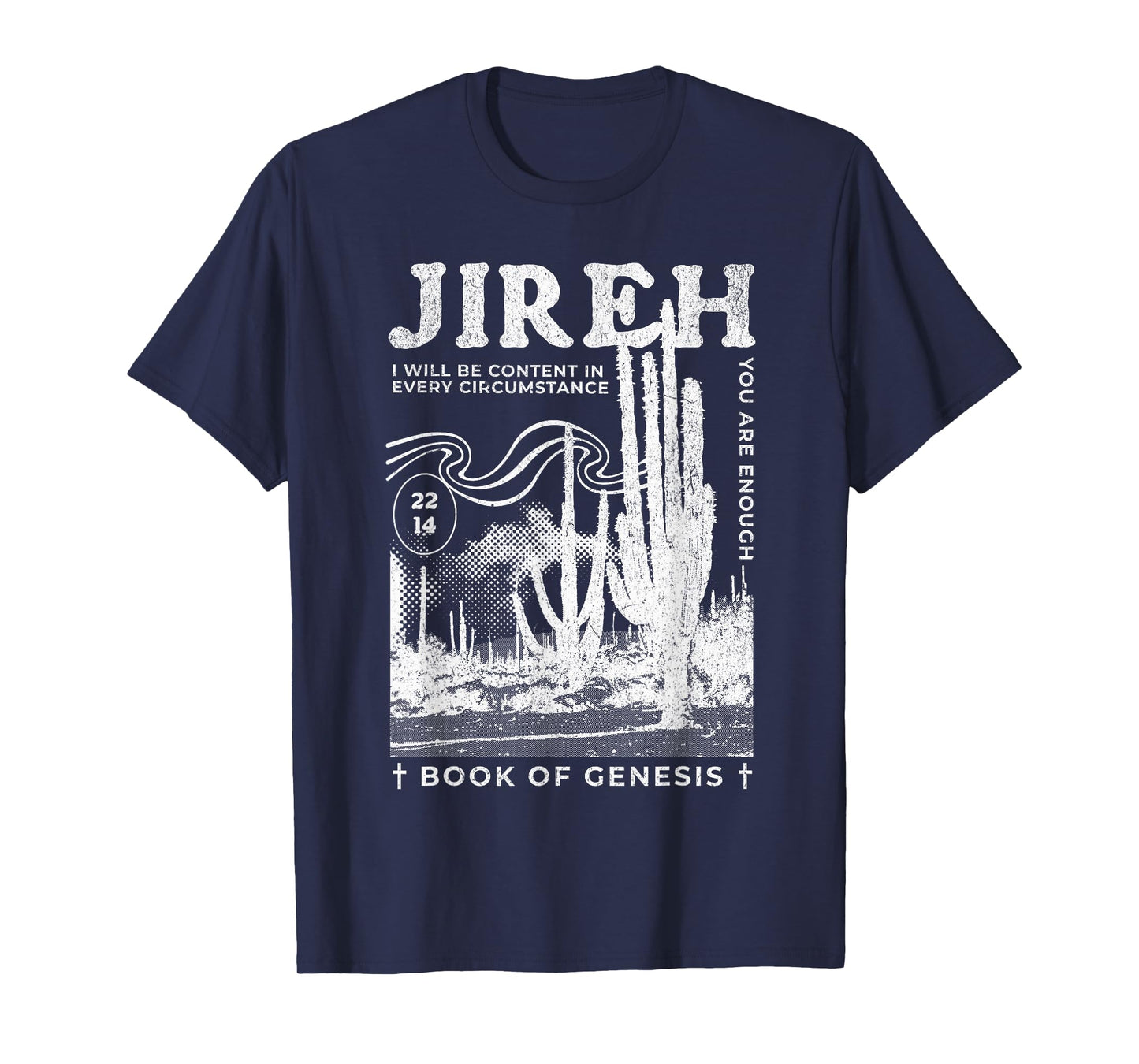 Jireh You Are Enough Boho Trendy Bible Verse Christian T-Shirt