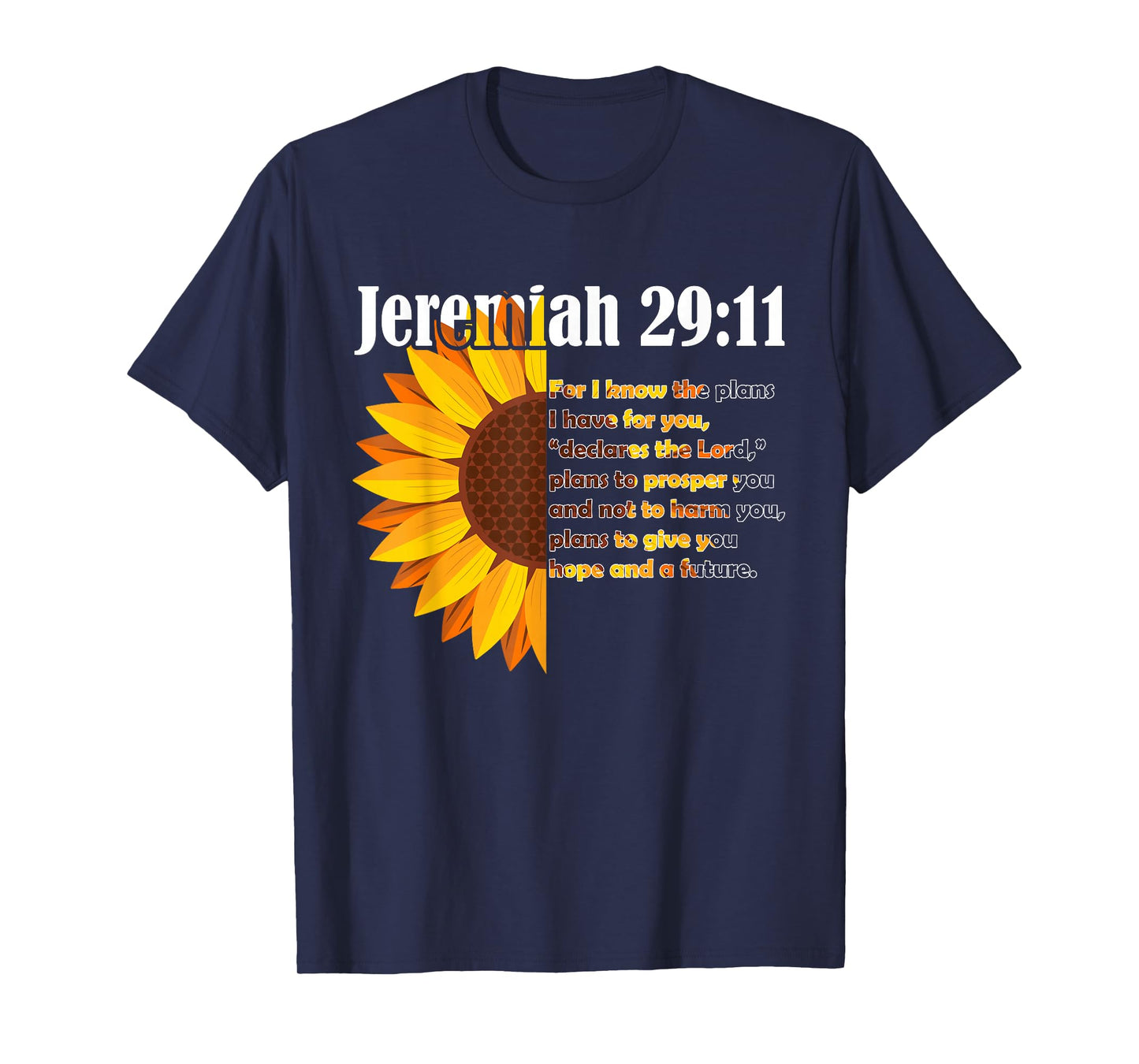Jeremiah 29:11 Bible Christian Christian T-Shirt