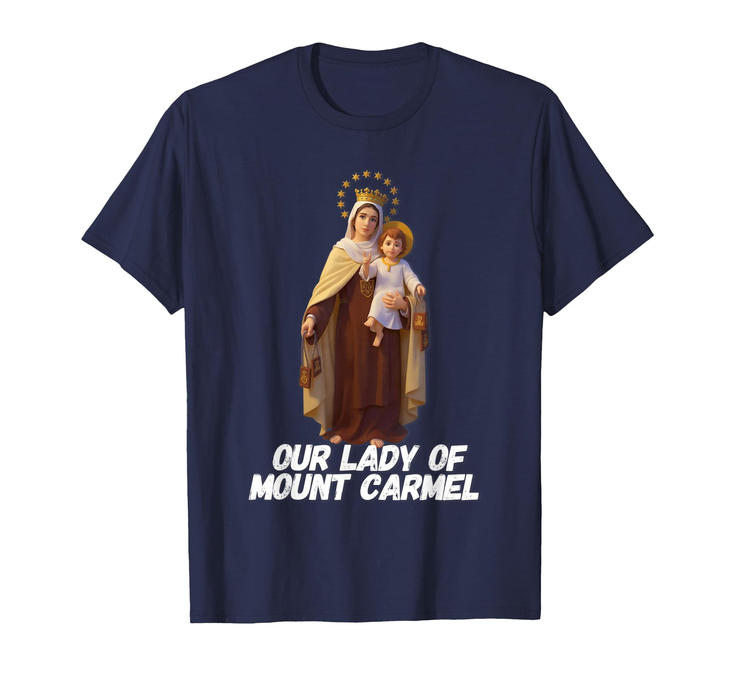 Our Lady of Mount Carmel Marian Catholic T-Shirt