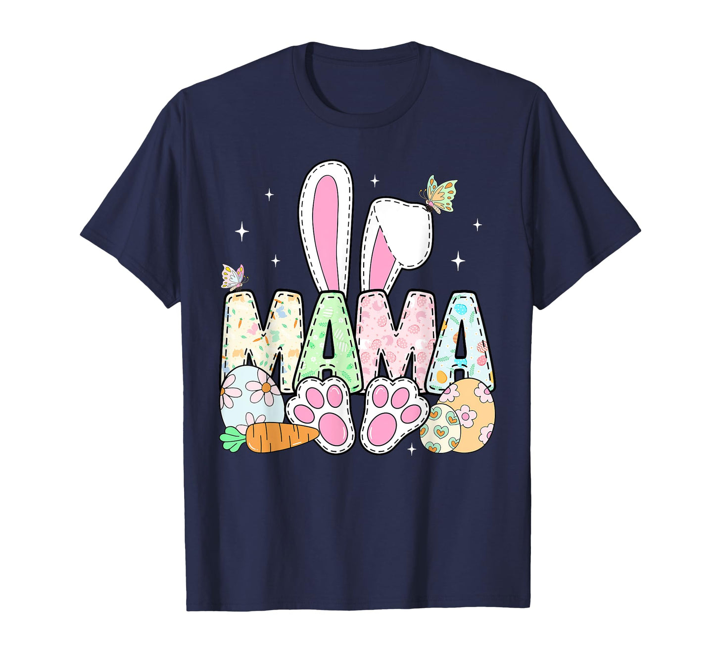 Easter Bunny Mama Spring Eggs Hunting Family Matching Easter T-Shirt