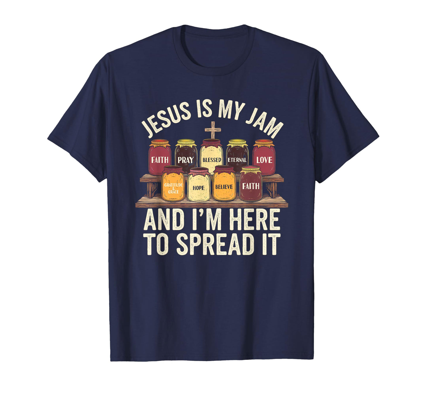 Jesus is My Jam Tshirt Men Women Christian Bible Verse T-Shirt