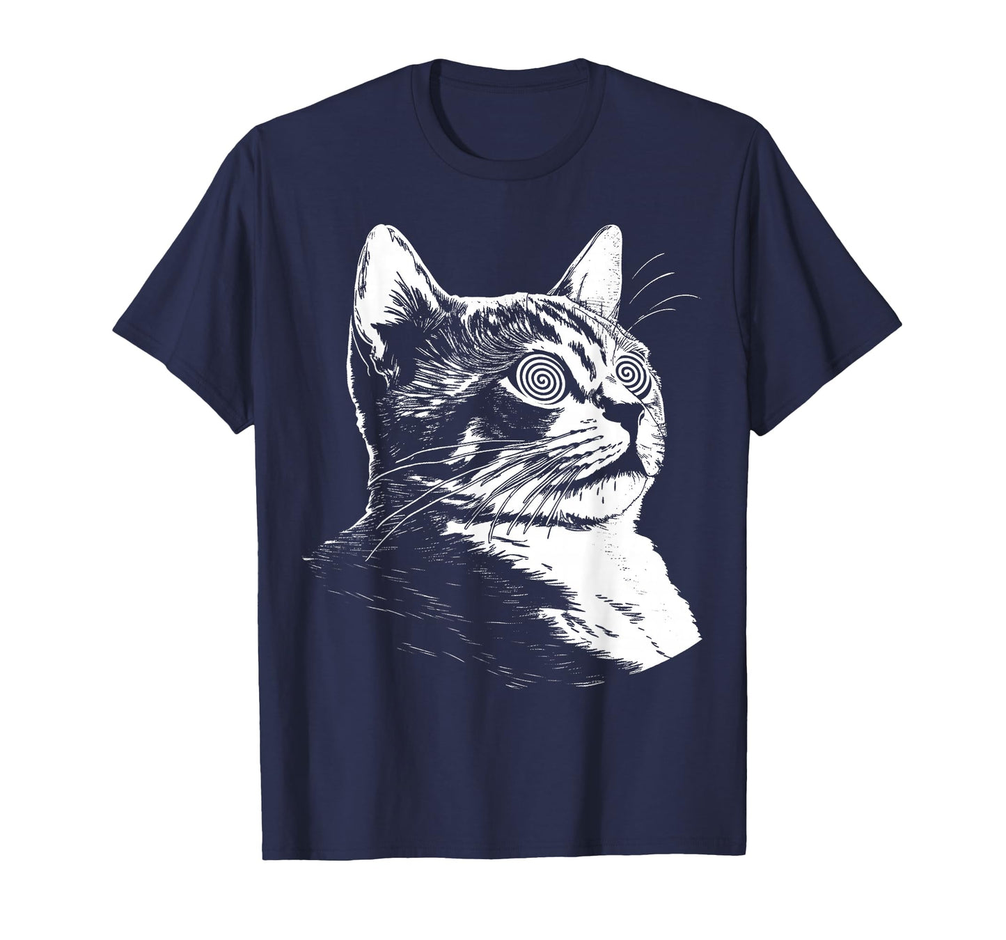 Psychedelic Cat Festival EDM Trippy Illusion Kitty Rave Cats T-Shirt