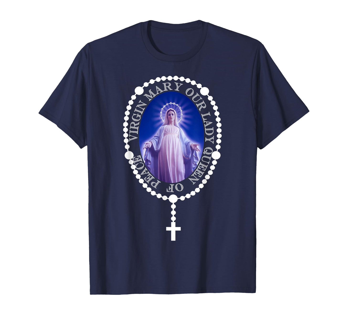 The Holy Rosary. Queen of Peace MEDJUGORJE. T-shirt T-Shirt