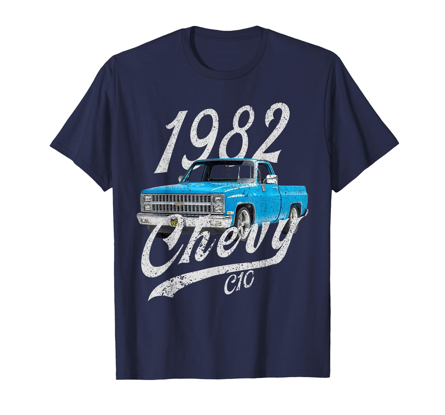 1982 chevys c10 pick up back of rear drawing T-Shirt