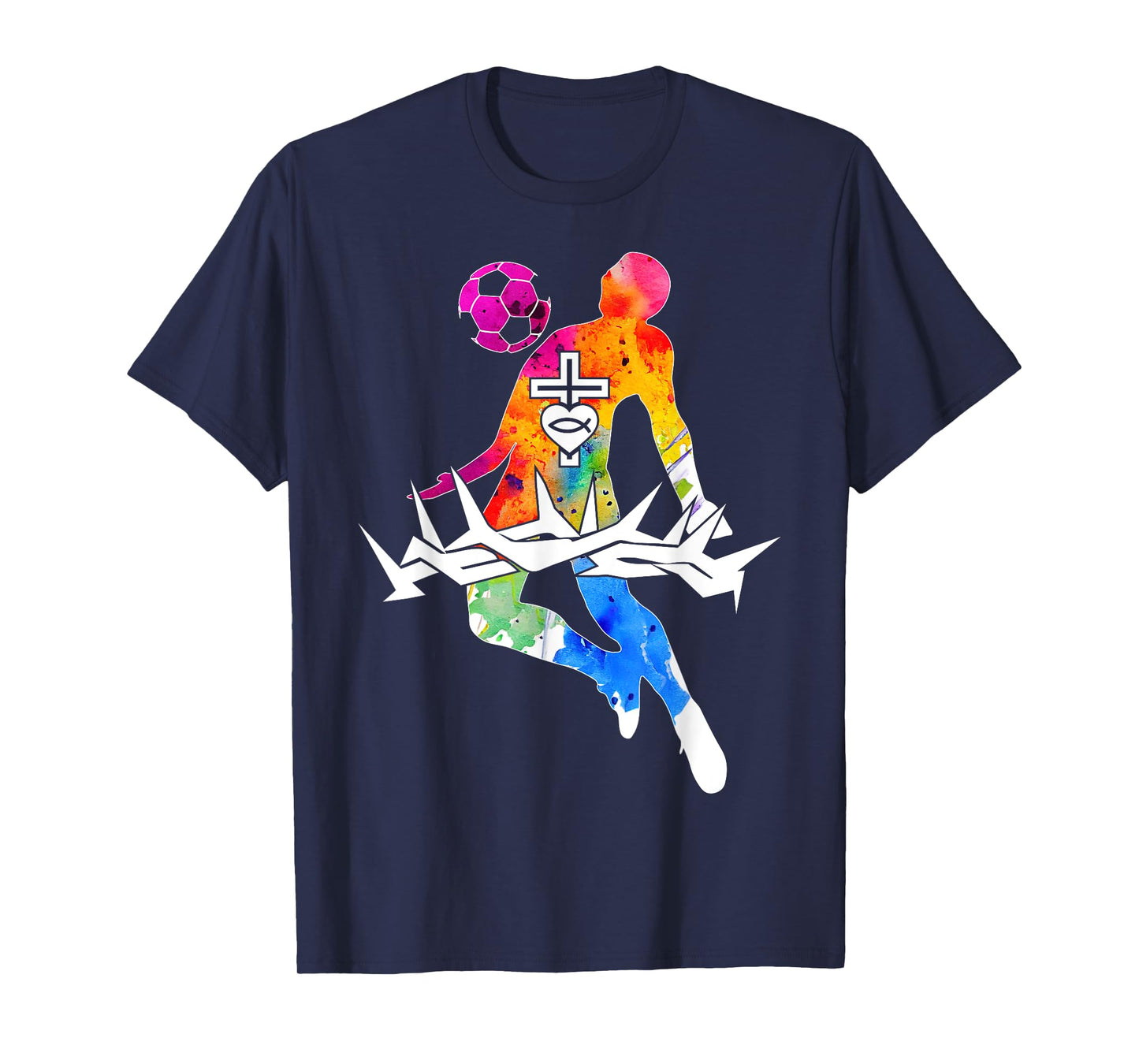 Religious Jesus Soccer Christian GOD Soccer T-Shirt