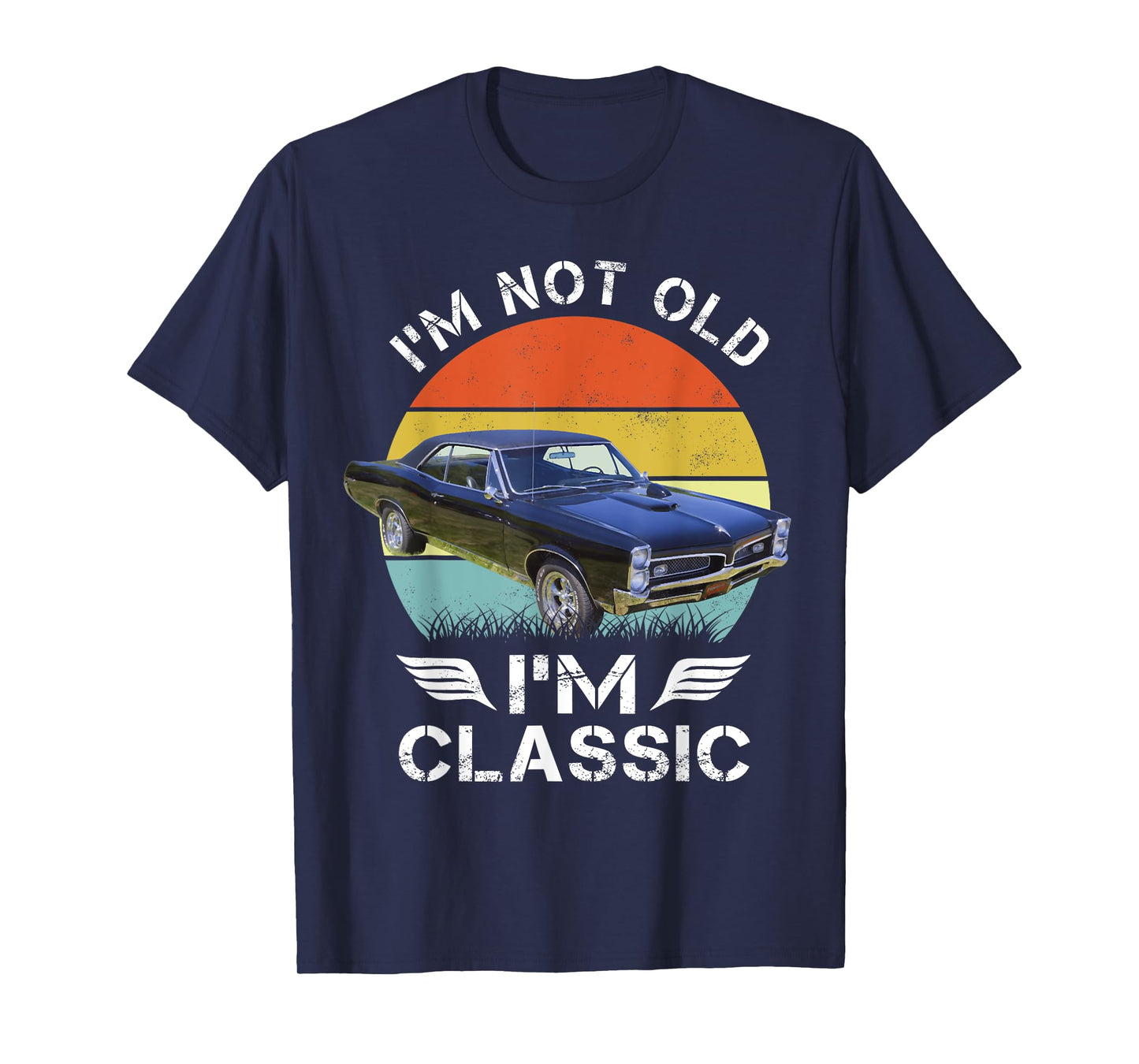 1967 67 GTO Classic Car Old School Muscle Car T-Shirt