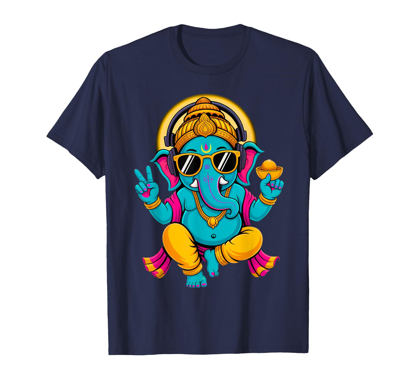 Hindu Ganesha Puja Meditation Yoga Murti Elephant God India T-Shirt