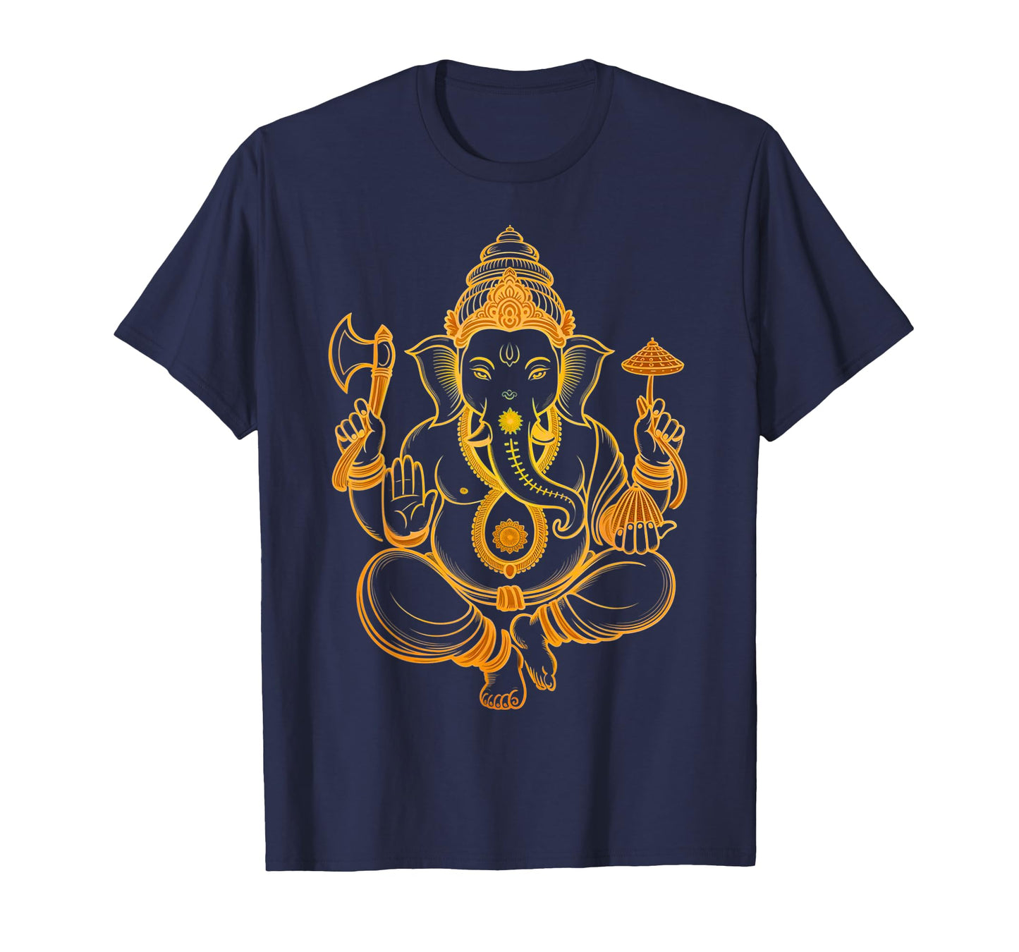 Hindu Ganesha Puja Elephant God India Meditation Yoga Murti T-Shirt