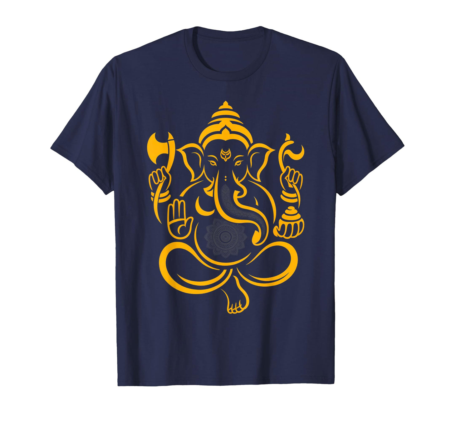 Hindu Ganesha Puja Elephant God India Meditation Yoga Murti T-Shirt