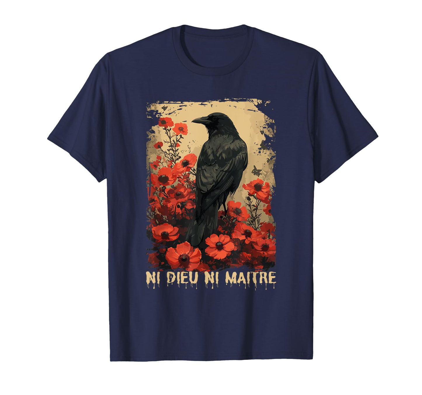 Raven Ni Dieu Ni Maître, Crow No Gods No Masters. T-Shirt
