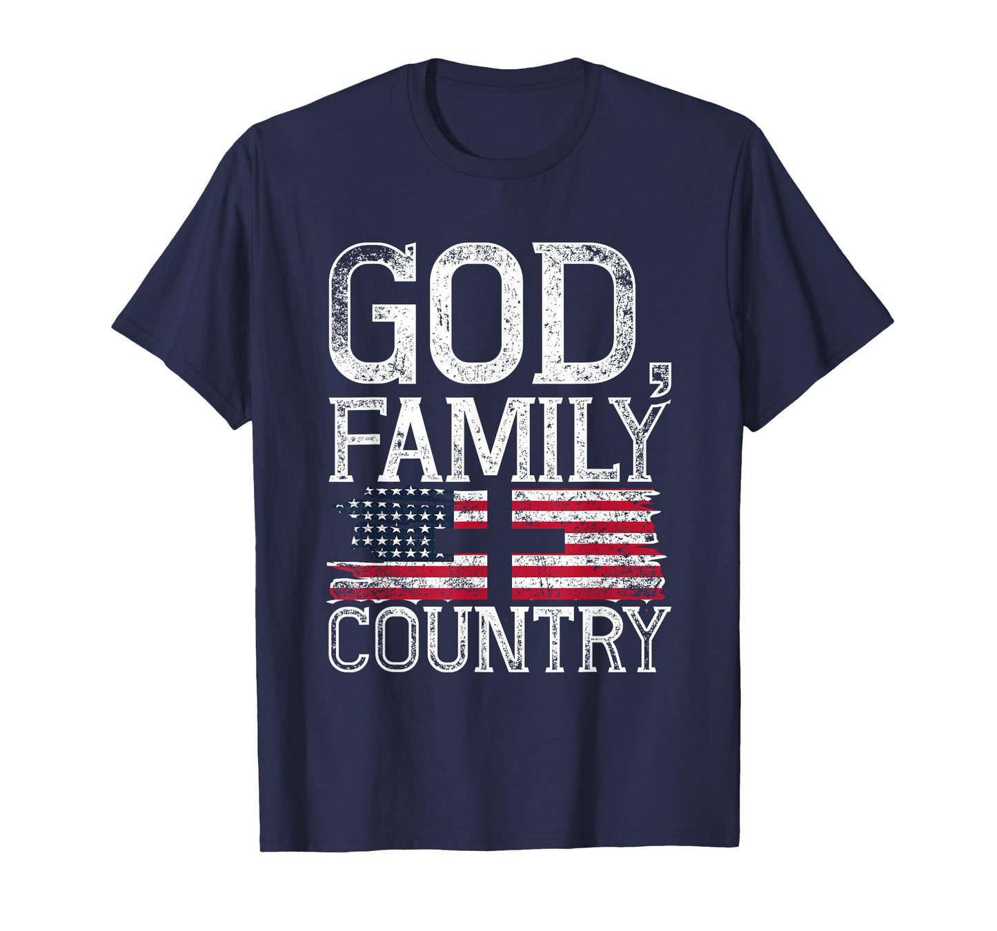 Patriotic Christian American Pride Christianity Faith Prayer T-Shirt