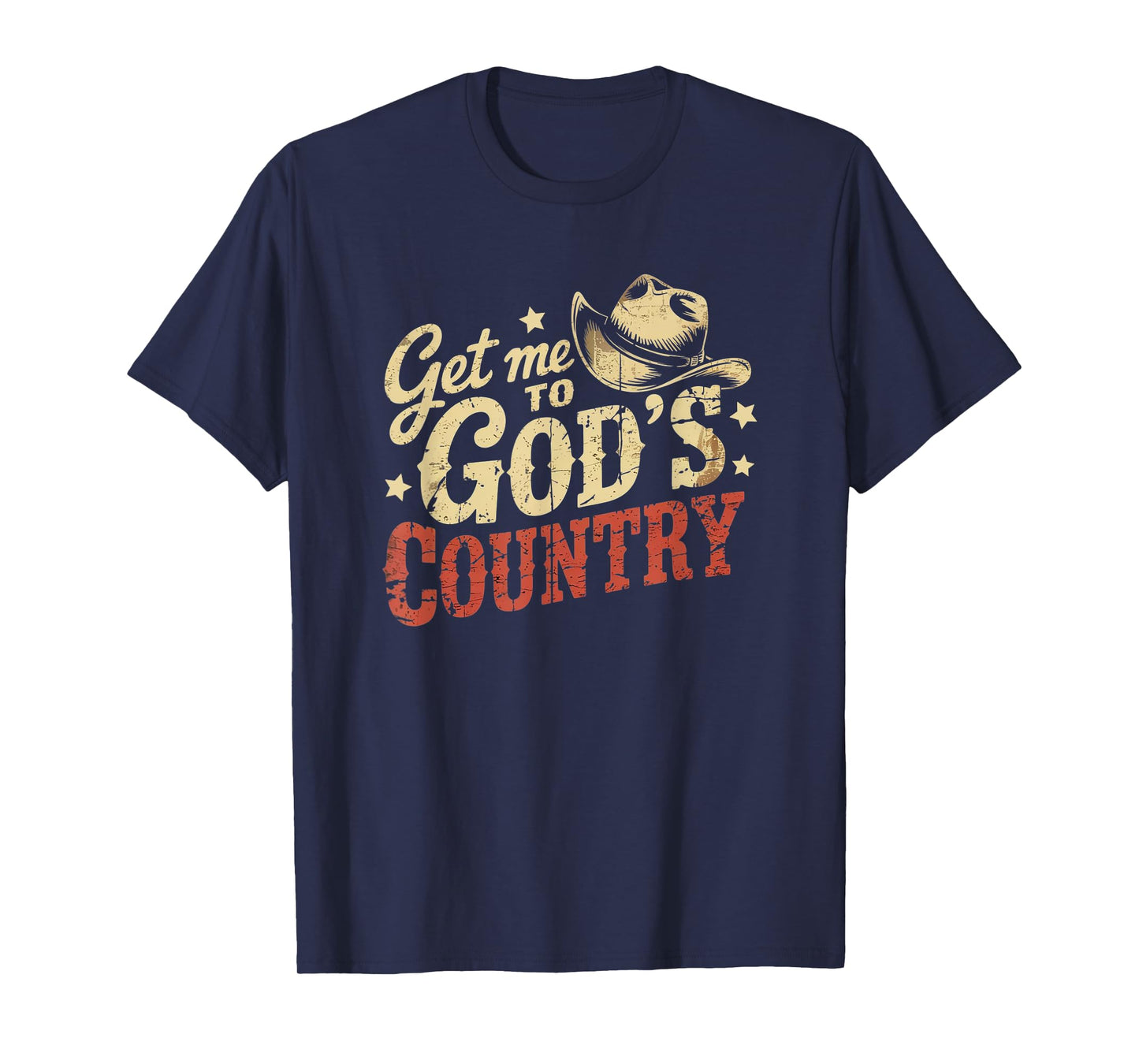 Get Me To God’s Country Retro Faith T-Shirt
