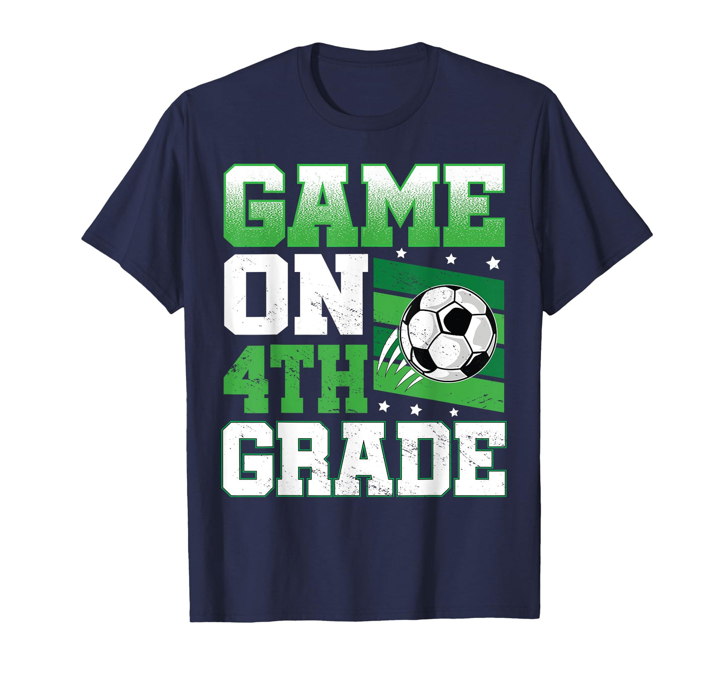 Soccer Game On 4th Grade Back To School Cute Sports Boys T-Shirt