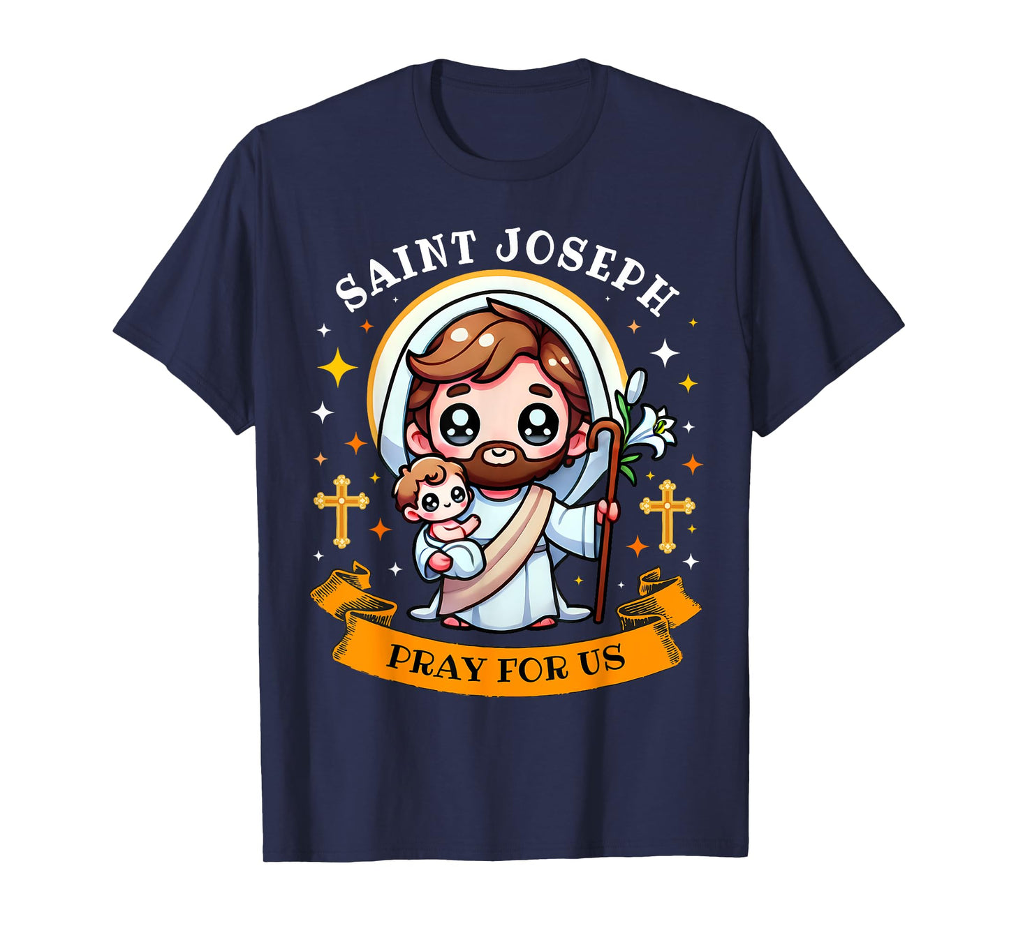 St Joseph Pray for Us Catholic Church for kids Toddler T-Shirt