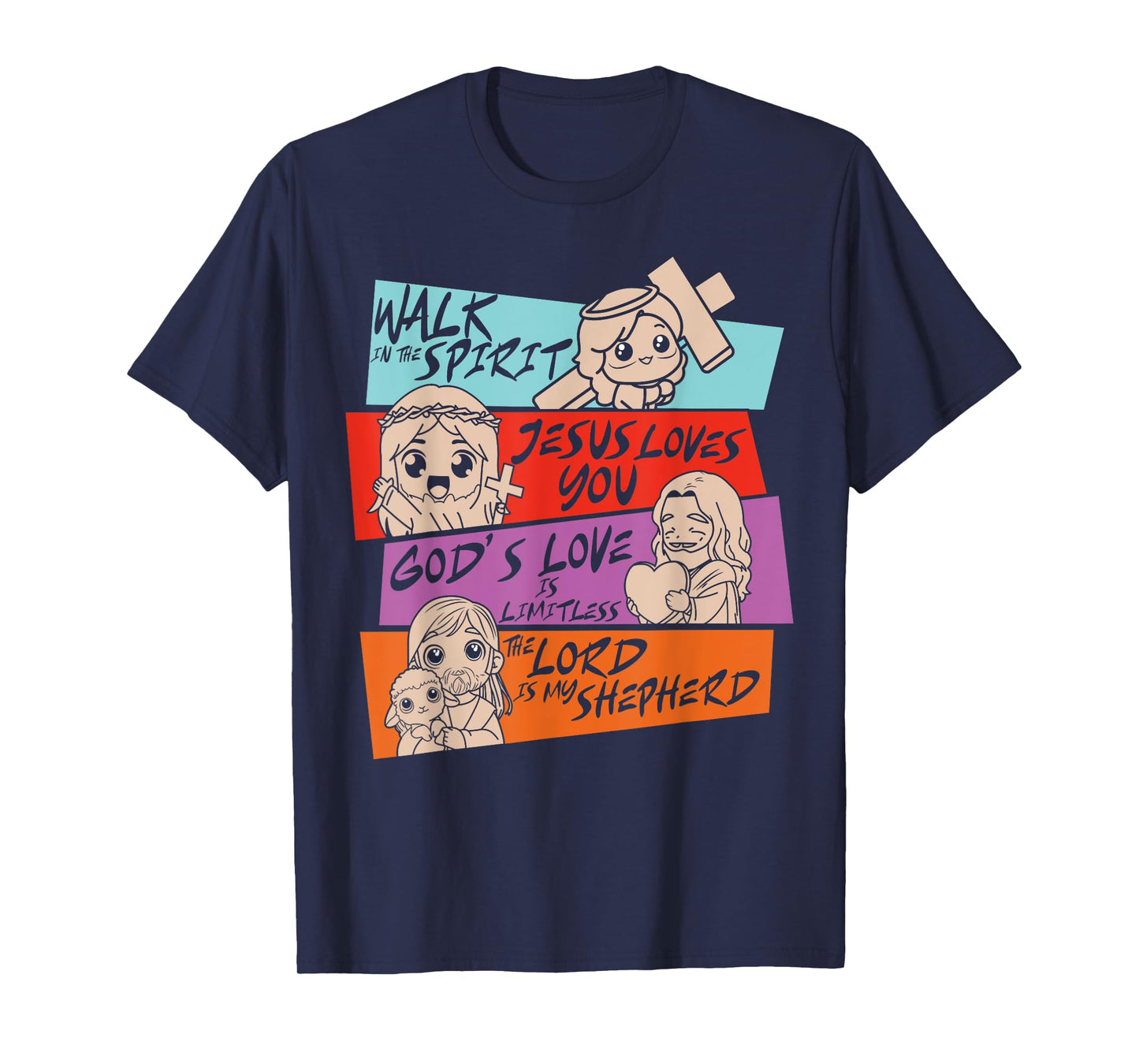 Faith Jesus Bible God Christian Worship Religion Gift T-Shirt