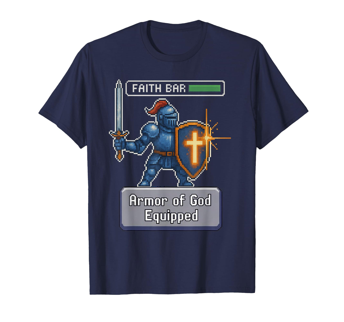 Player 1 Faith Mode On Christian Gamer Verse T-Shirt