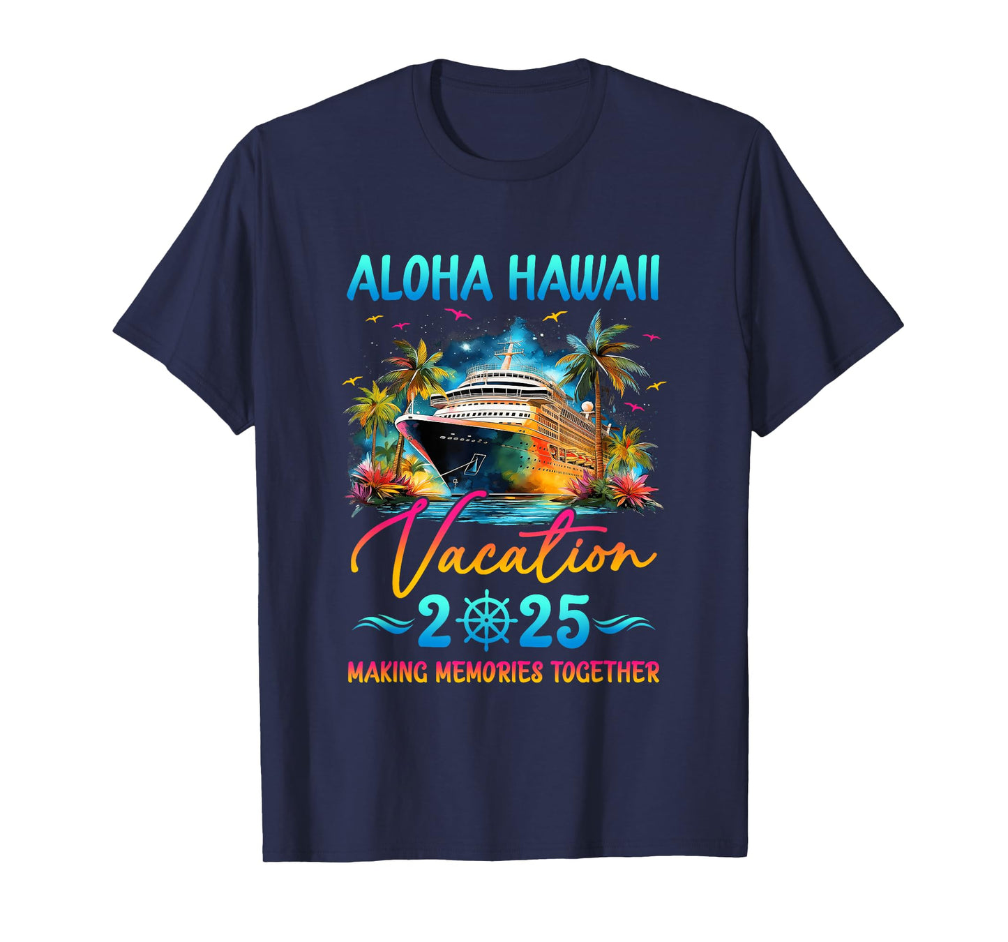 Aloha Hawaii Family Vacation 2025 Matching Group Summer T-Shirt