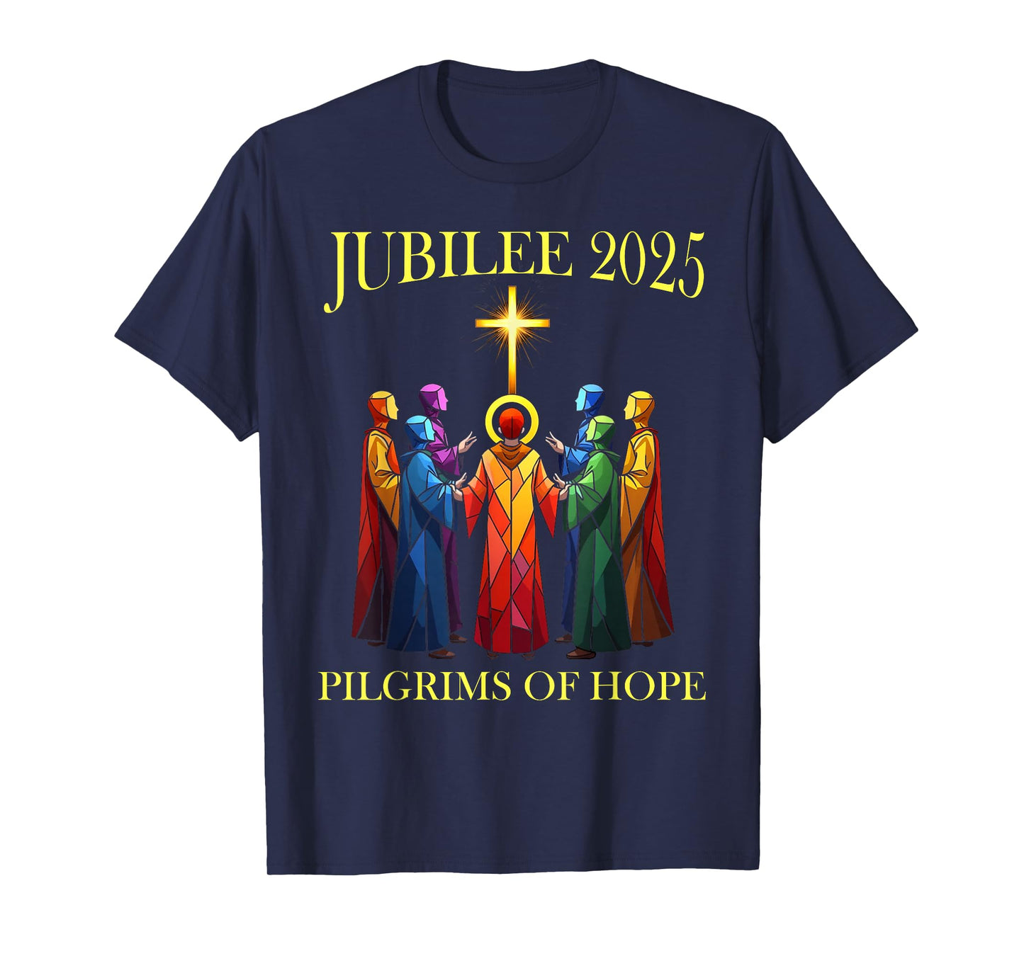 Catholic Jubilee 2025 Stained Glass T-Shirt