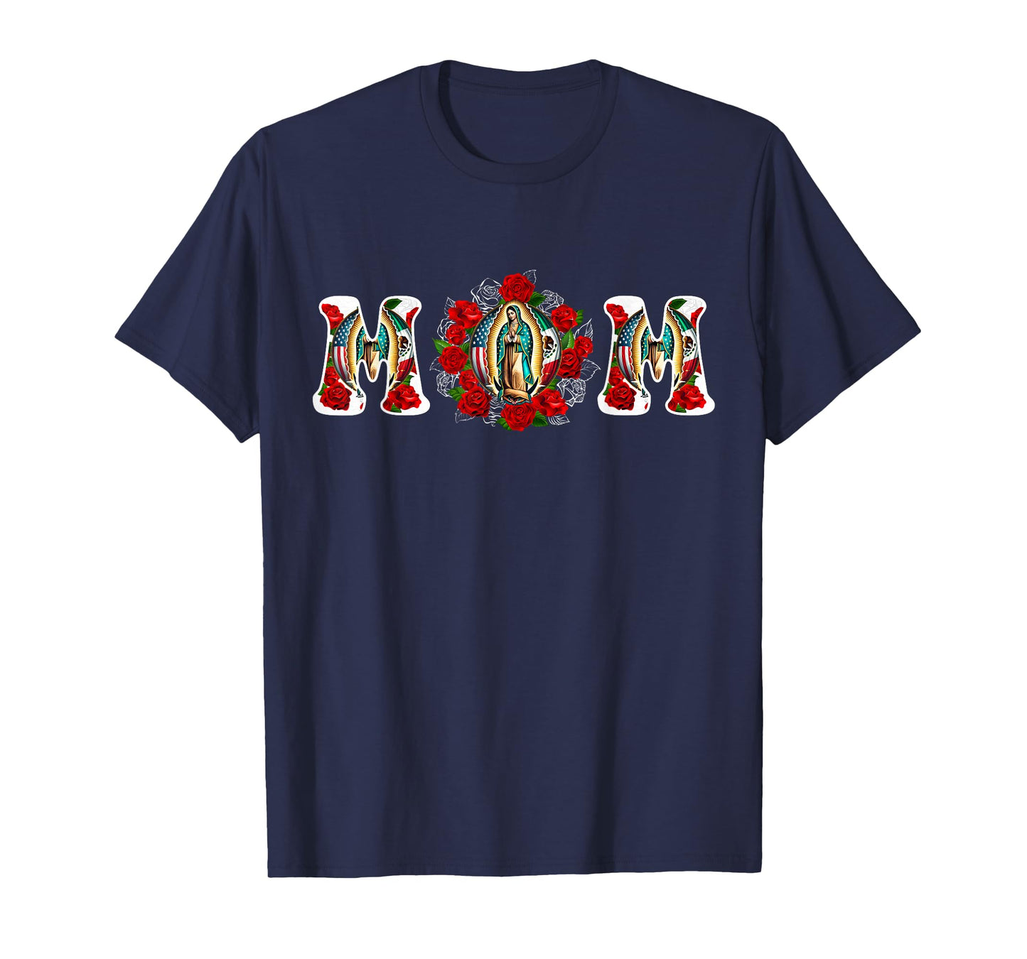 Our Lady of Guadalupe MOM Virgin Mary Guadalupe for Mothers T-Shirt