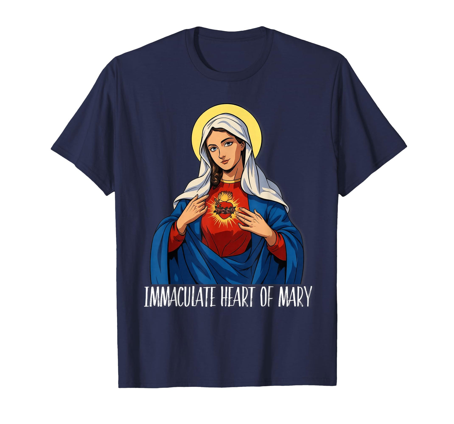 Immaculate Heart of Mary Marian Catholic T-Shirt