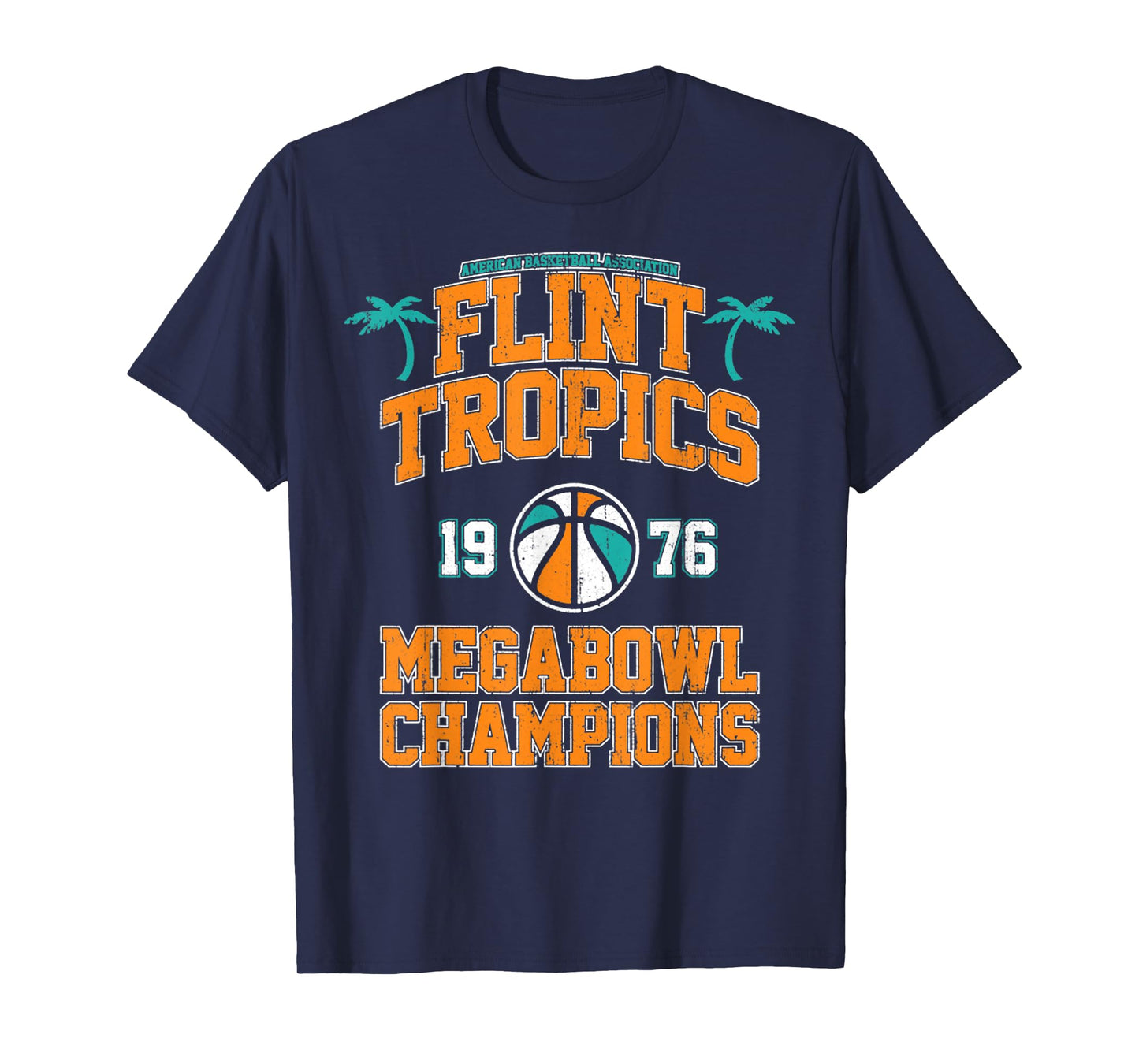 Vintage Sport Quote Flint Tropics Retro Megabowl Champions T-Shirt
