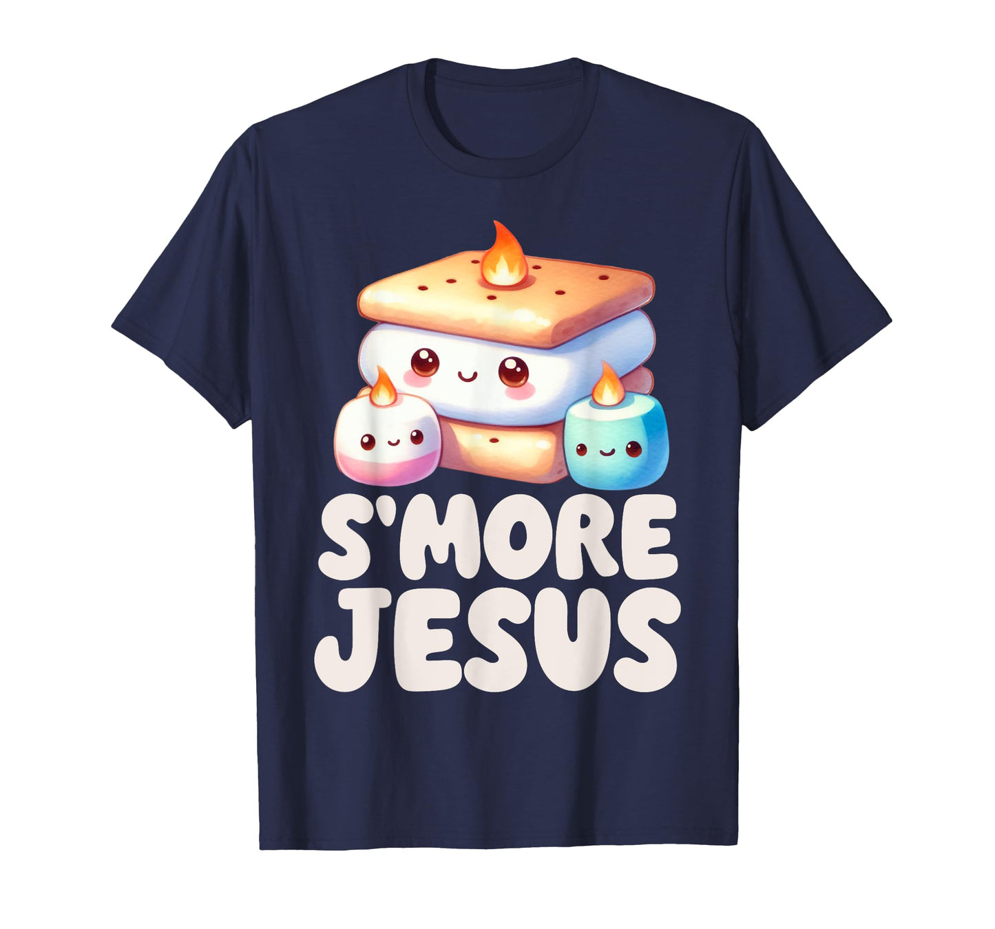 Smore Jesus Kawaii S'more Christian Funny Pun Religious T-Shirt