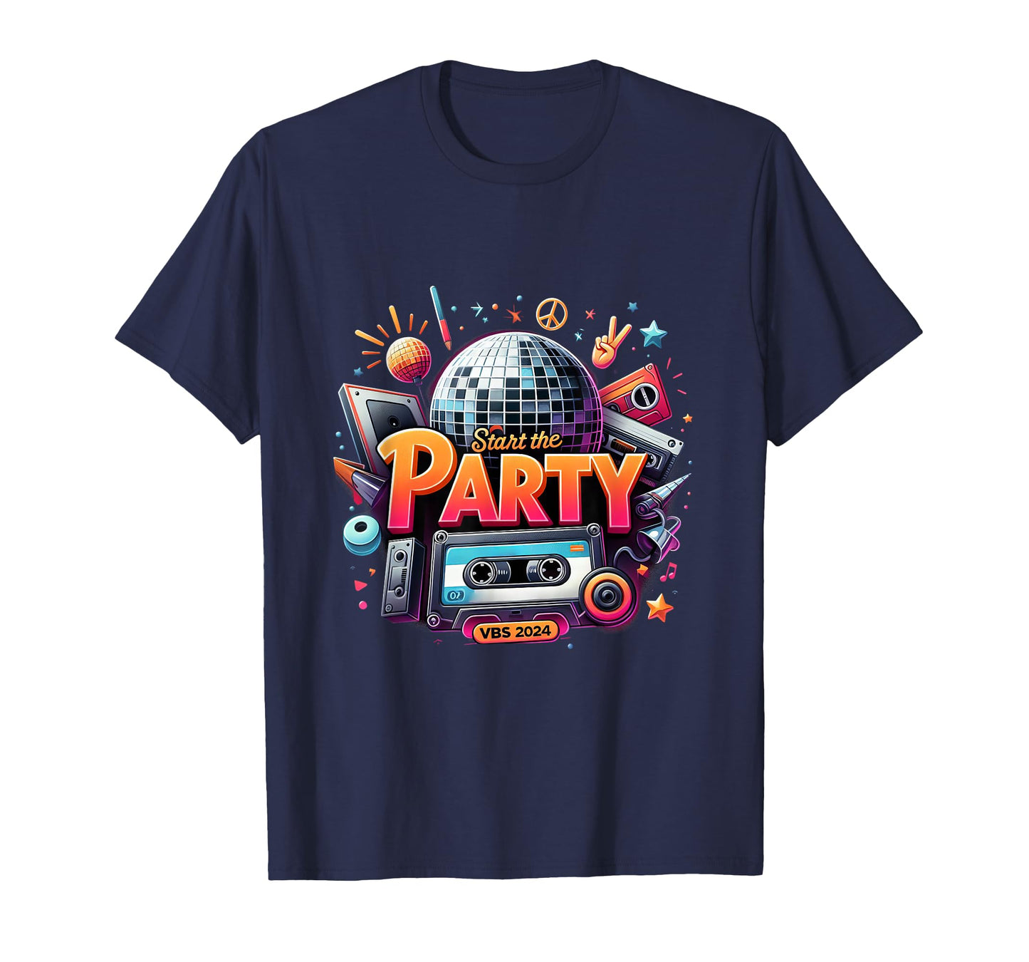 Start The Party Vacation Bible School 2024 Funny VBS 2024 T-Shirt