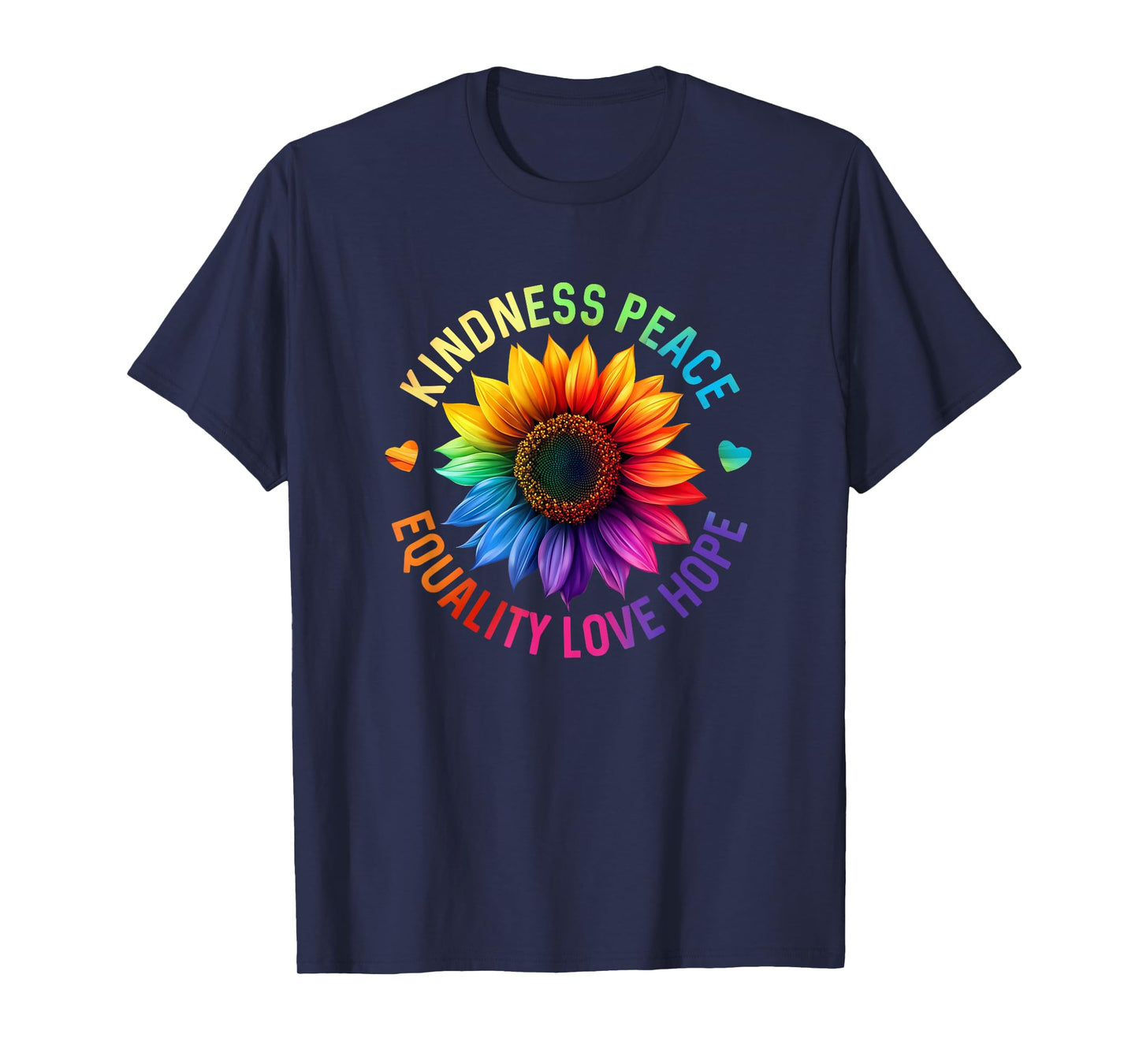 Sunflower Rainbow Ally Lgbtq Lgbt Gay Pride Month Women T-Shirt