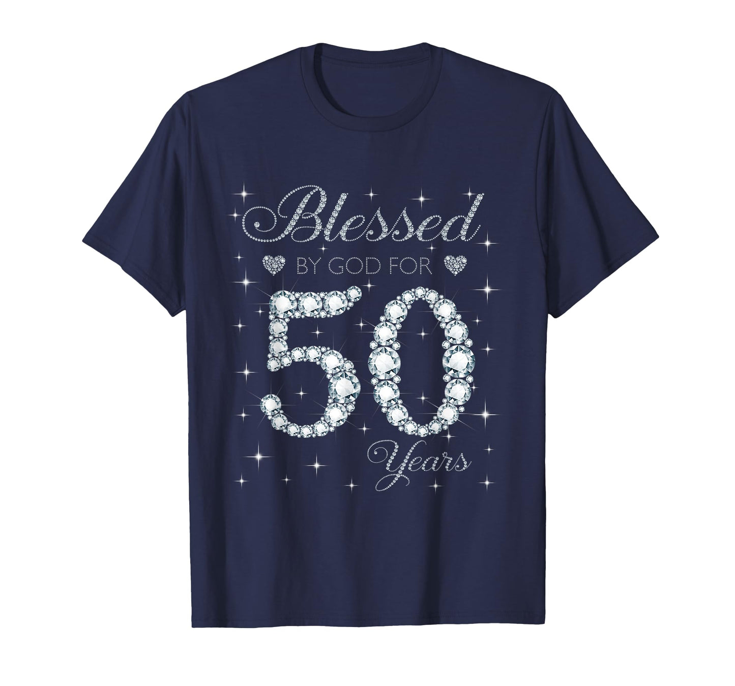 Blessed by God For 50 Years Old 50th Birthday Gift For Women T-Shirt