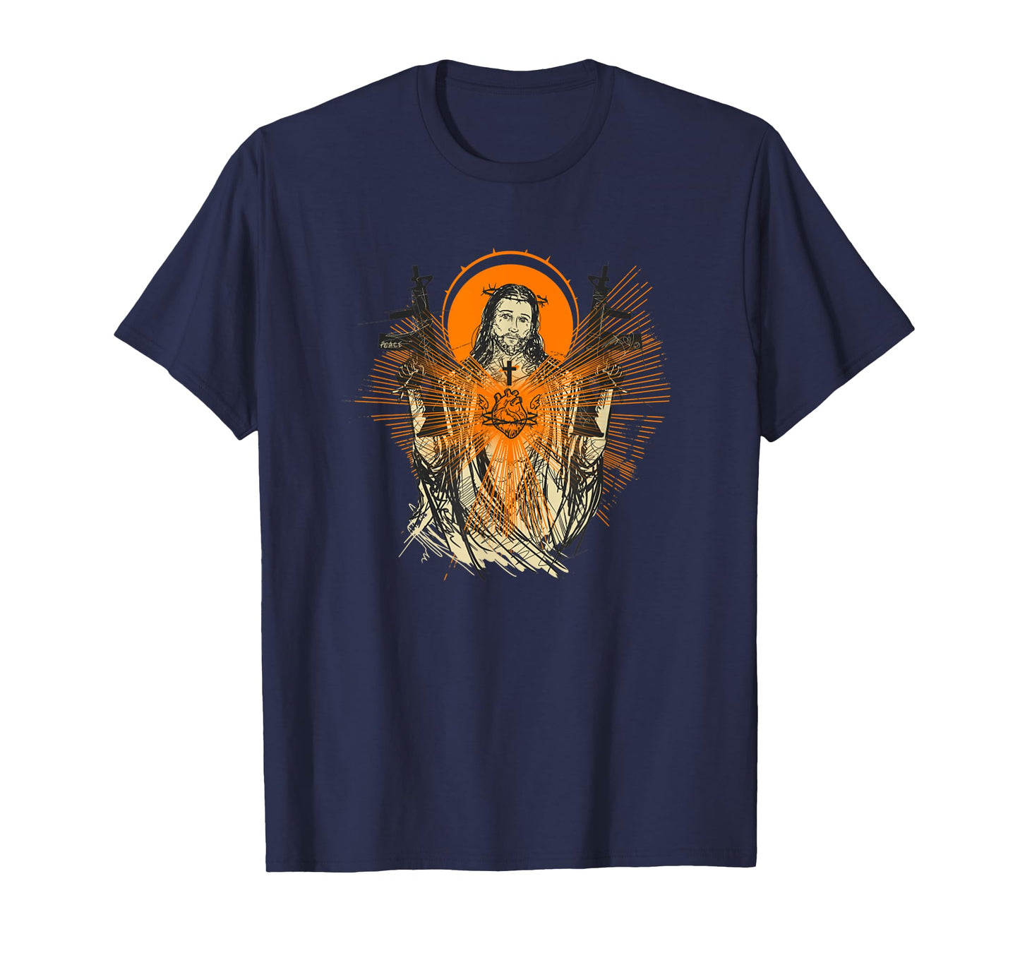 Vintage Jesus Protects Us Christians Bible Verses T-Shirt