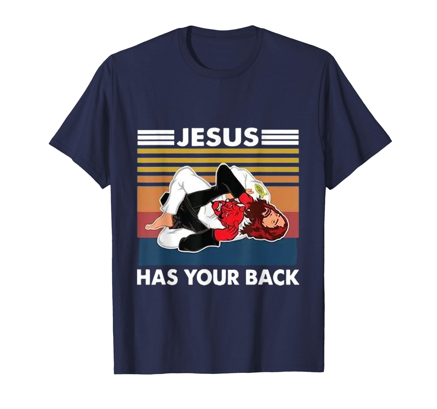 Jesus has your back Karate T-Shirt