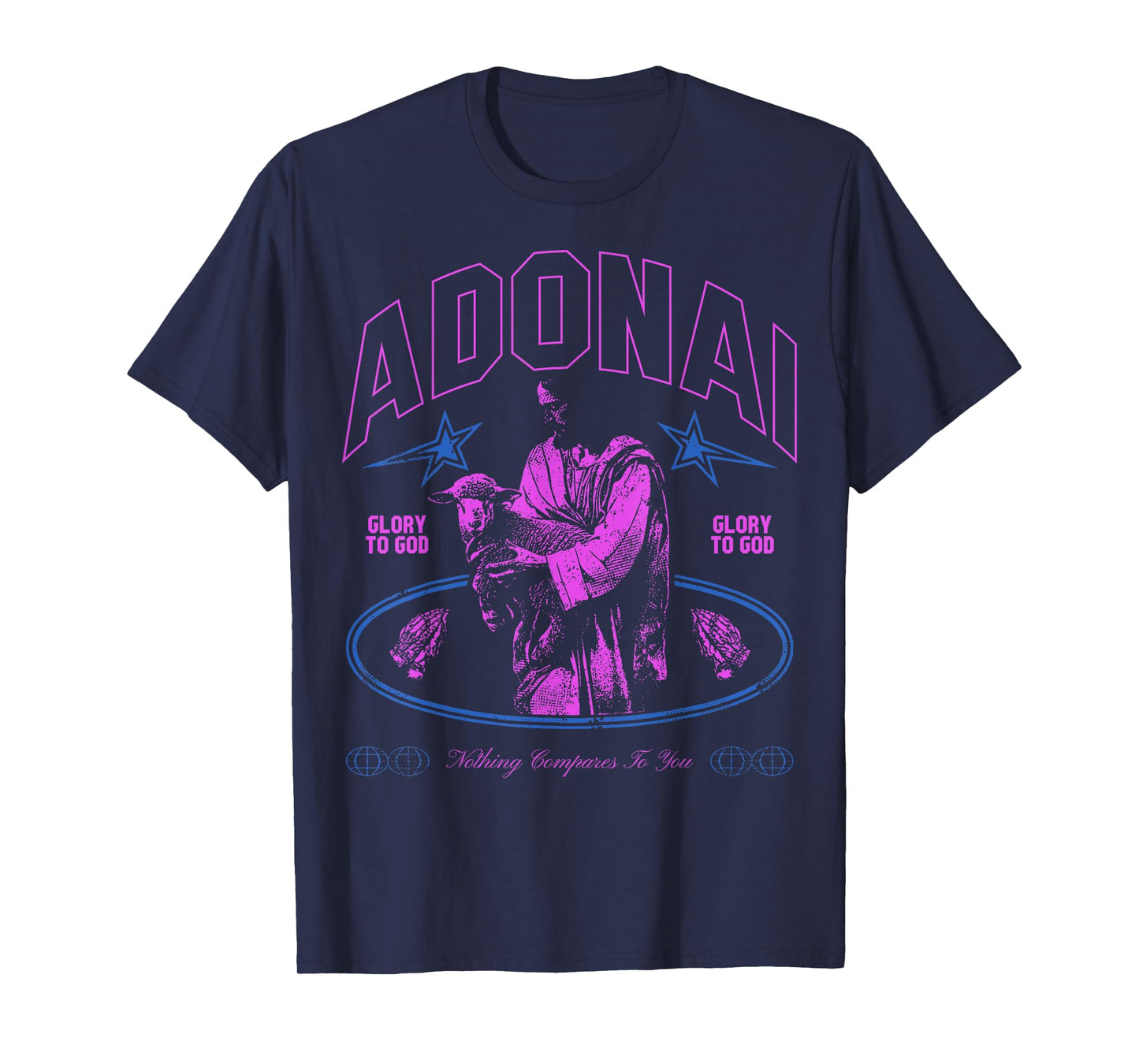 Adonai - Christian Bible Verse Faith T-Shirt