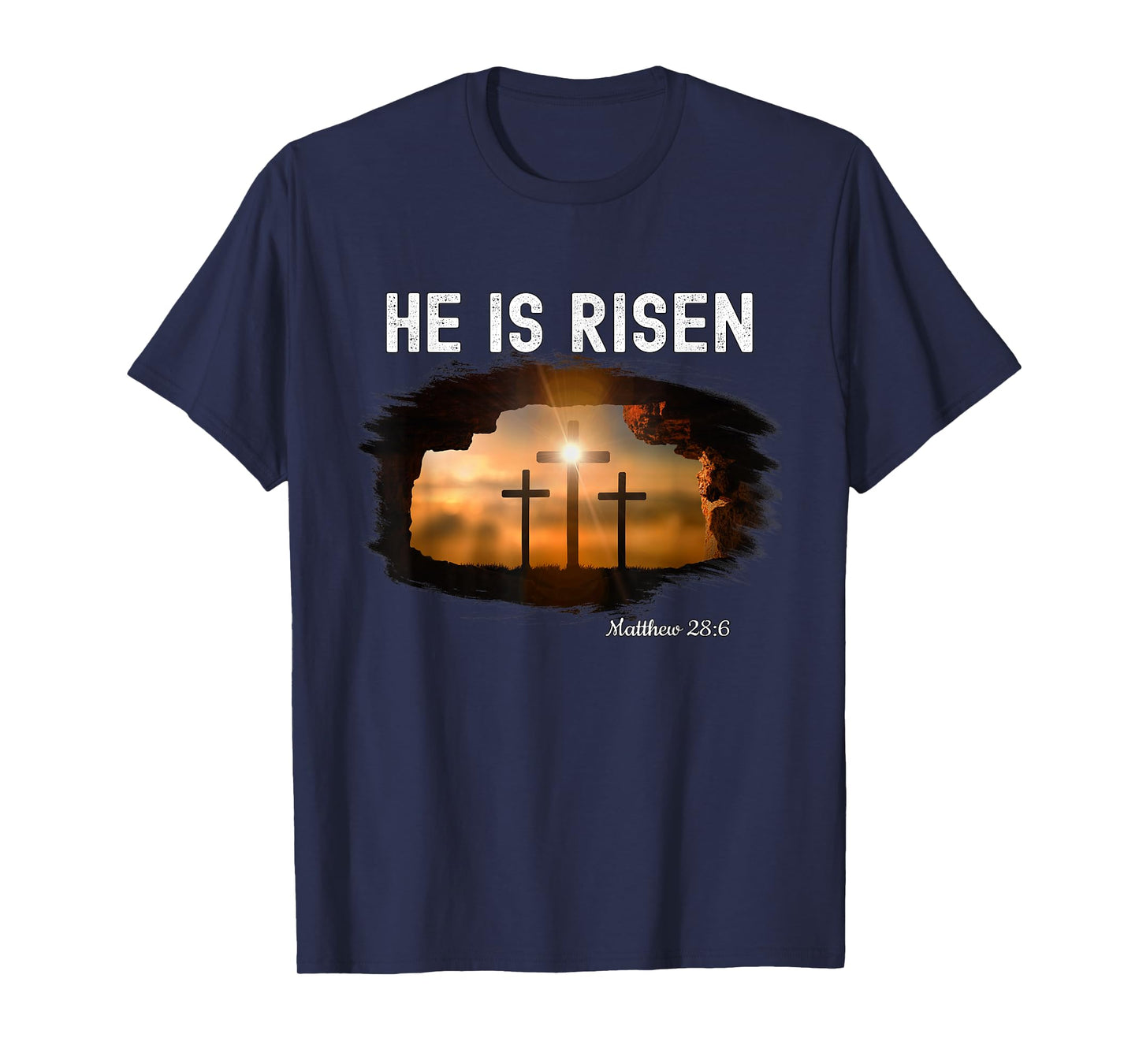 He is risen Christian Easter Jesus Matthew 28:6 T-Shirt
