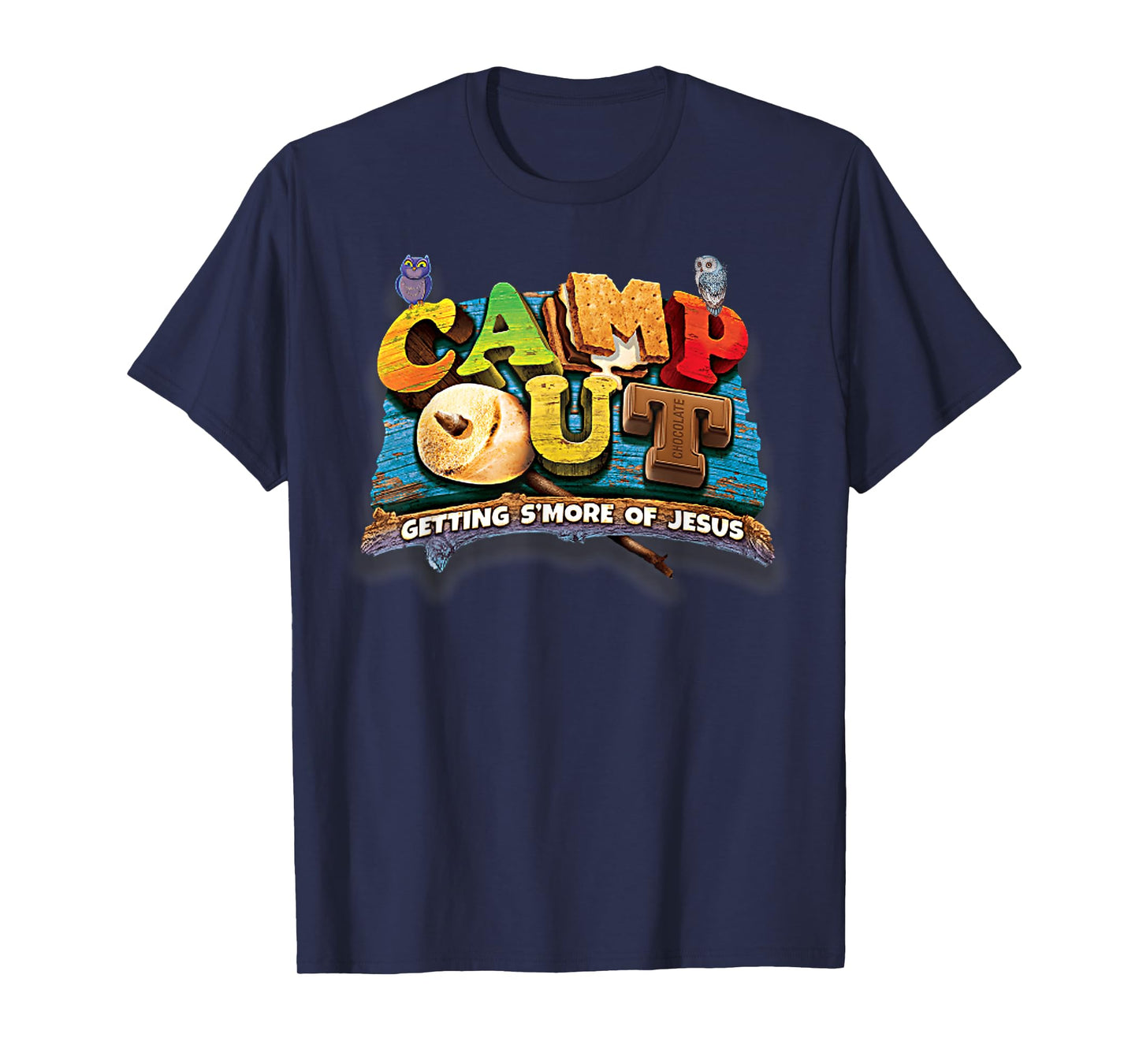 "Camp Out" Getting S'more of Jesus. A cool Summer T-shirt!! T-Shirt