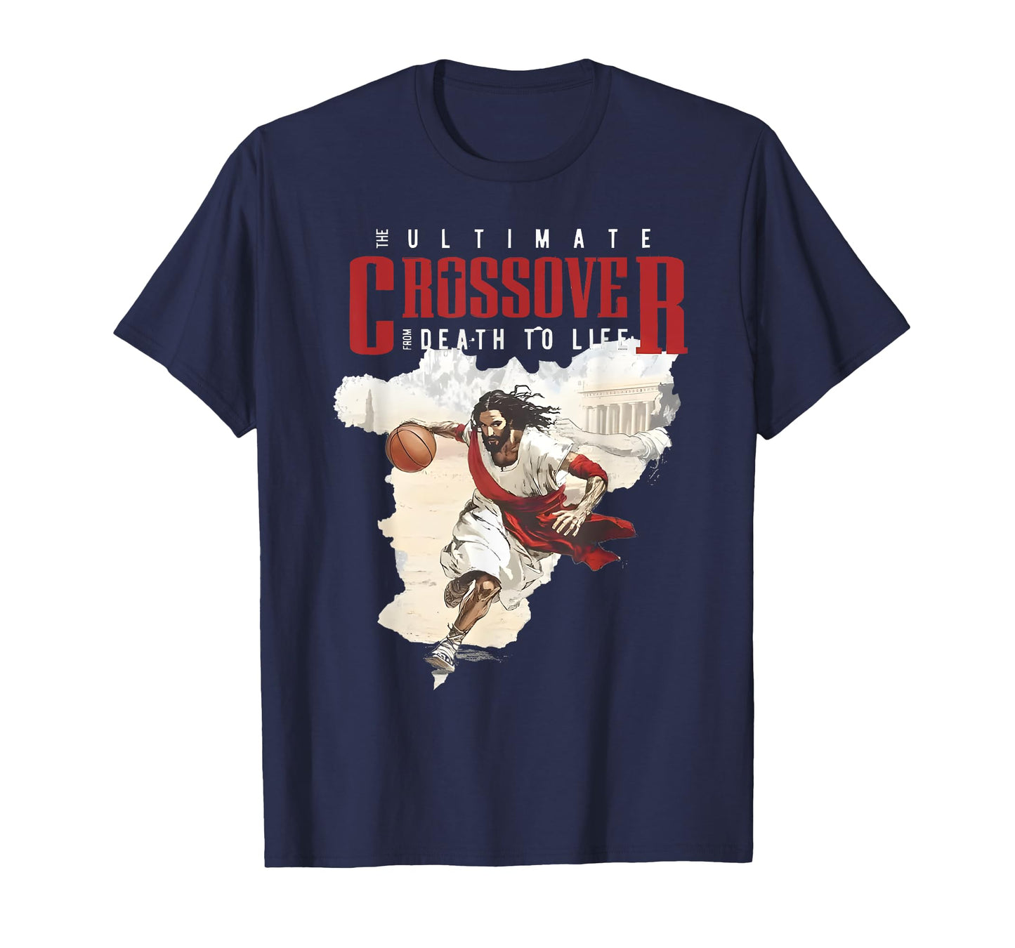 jesus the ultimate funny basketball sports player christian T-Shirt