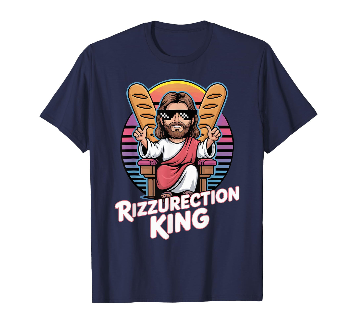 Easter Religious Funny Rizzurection King Jesus T-Shirt