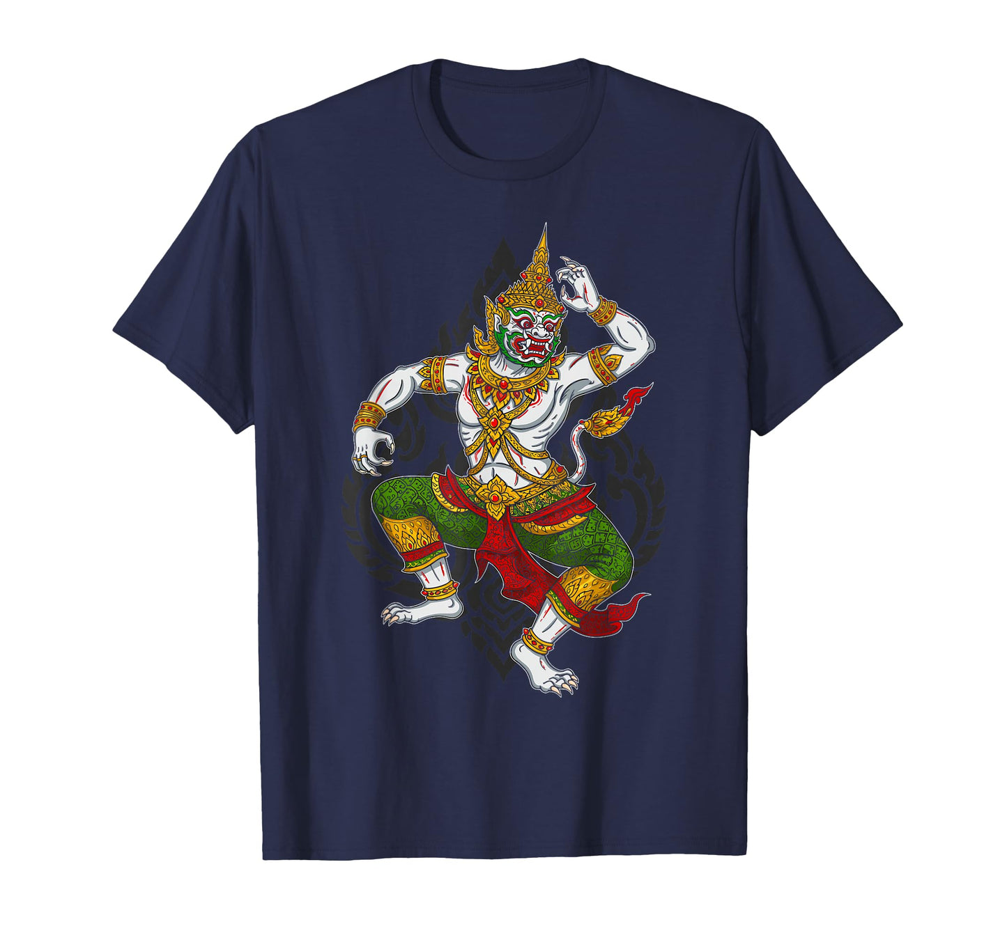 Khmer Hanuman Warrior Art Cambodian Myth Style T-Shirt