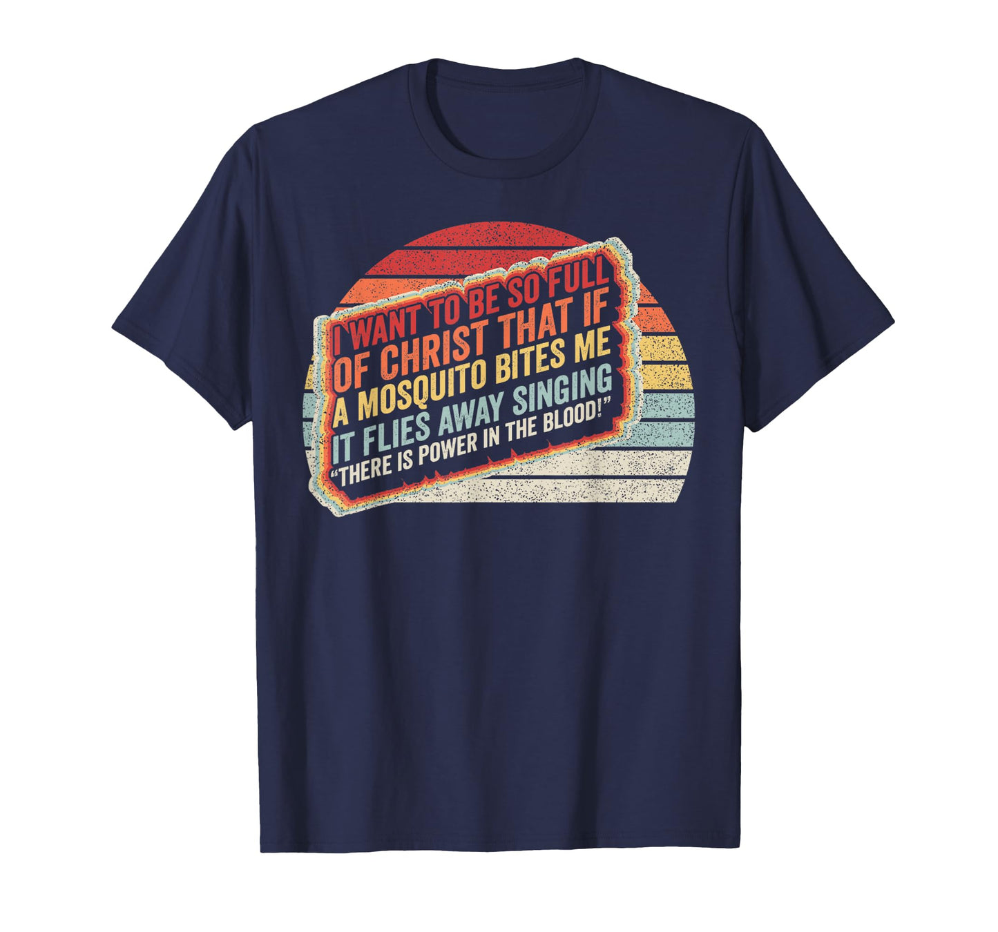 Vintage Retro Christian Mosquito Joke Funny Deluxe T-Shirt
