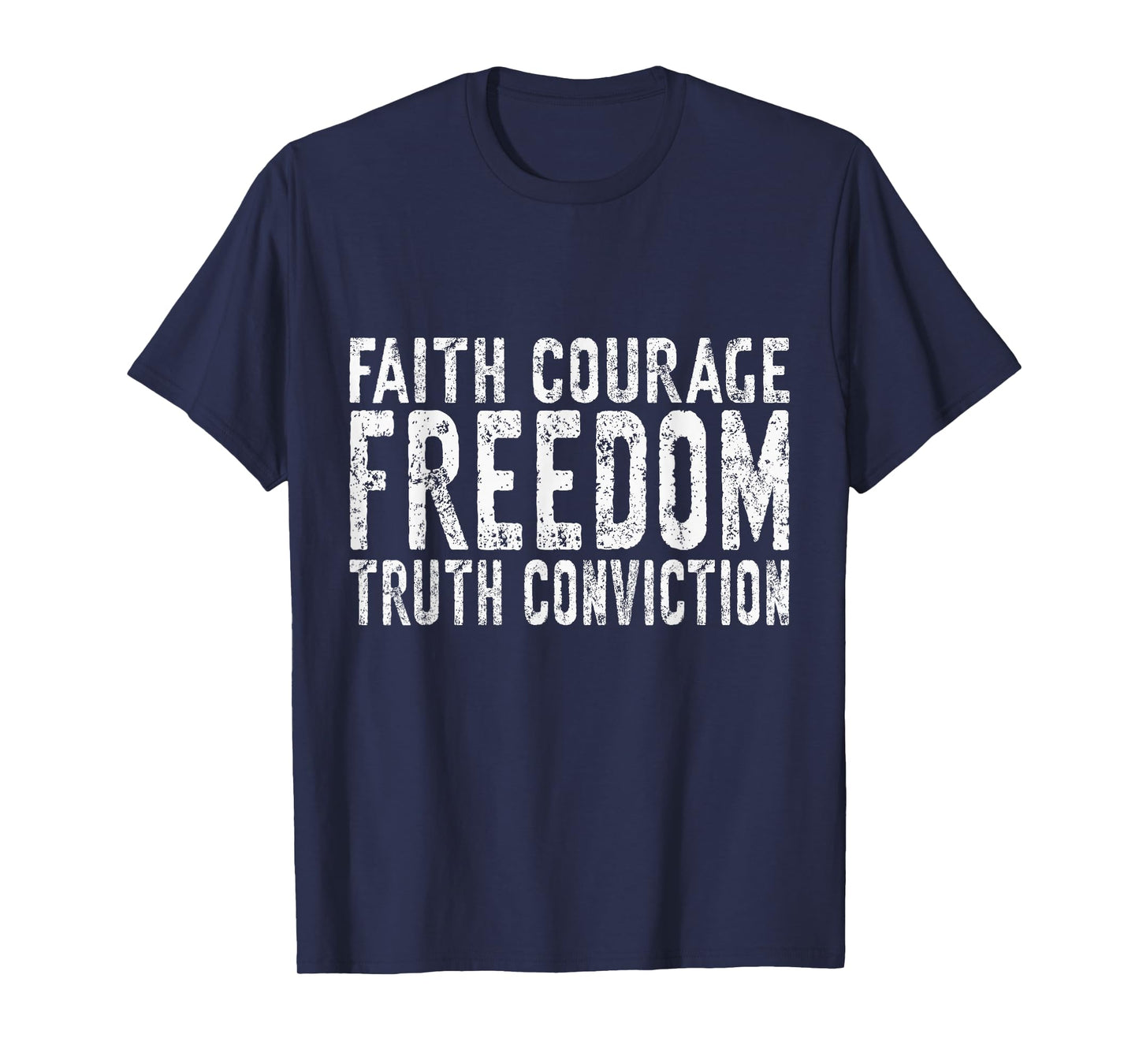 Freedom Bold Minimalist Design Free Nation T-Shirt