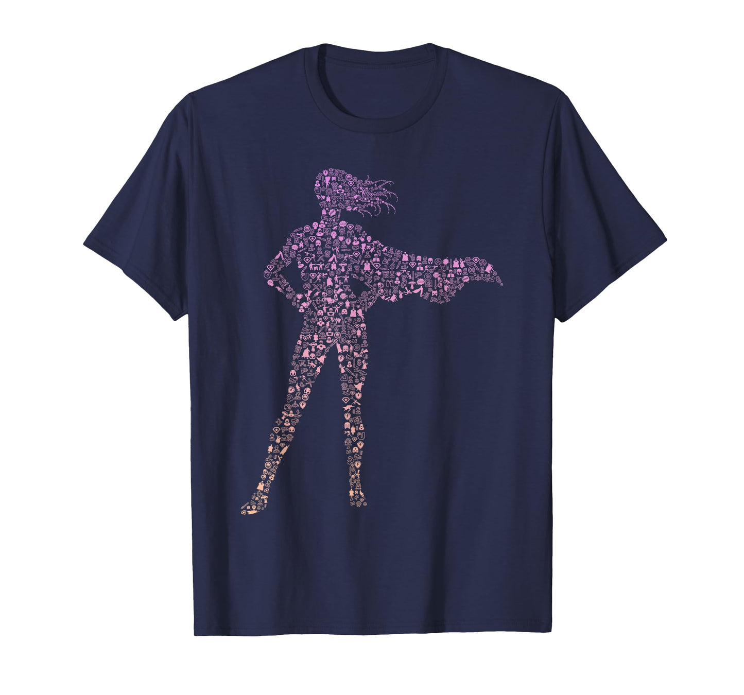 Silhouette Icon Superhero Shirt | Girls Superhero T-Shirt