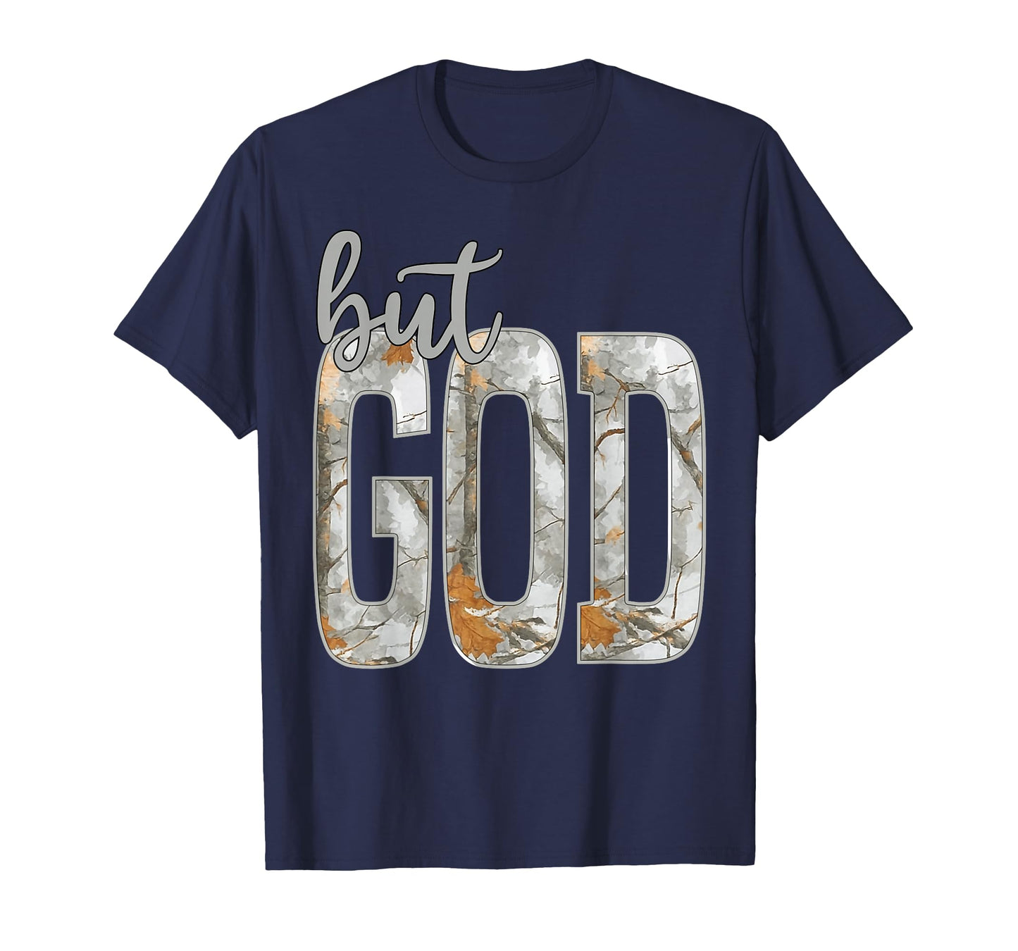 Jesus But God Camo Christian Cross God Faith Bible Religious T-Shirt