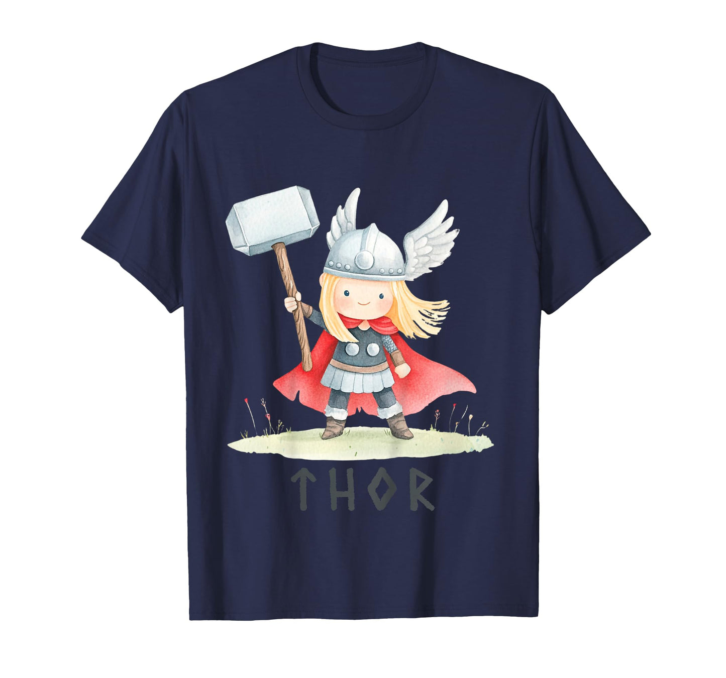 Norse mythology god Thor Viking kids boys girls T-Shirt