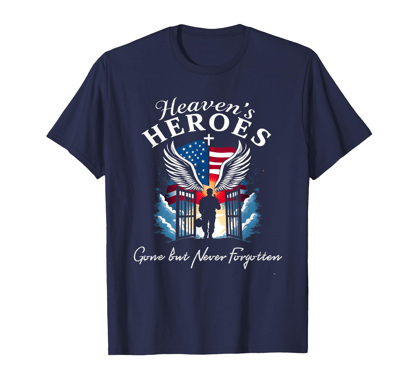Heroes Christian Military Memorial Day Men T-Shirt