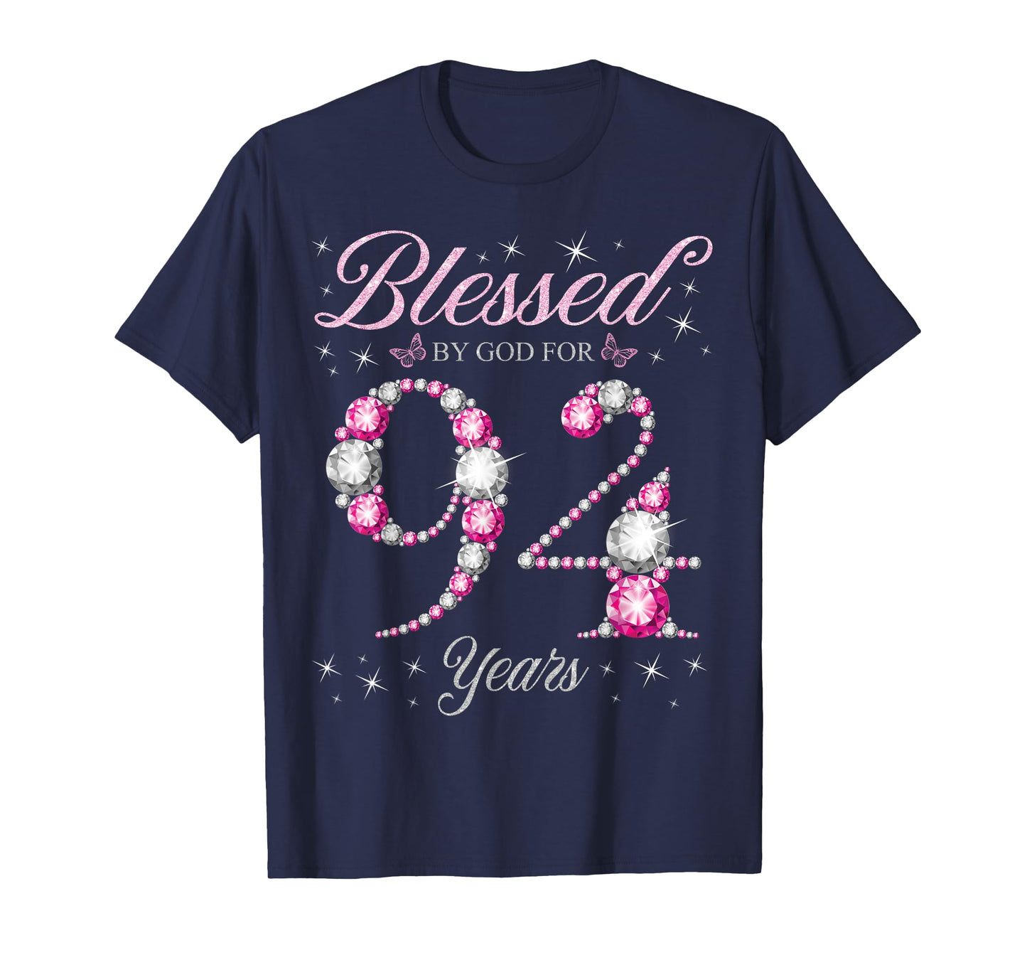 Blessed By God For 94 Years Old 94th Birthday Party T-Shirt