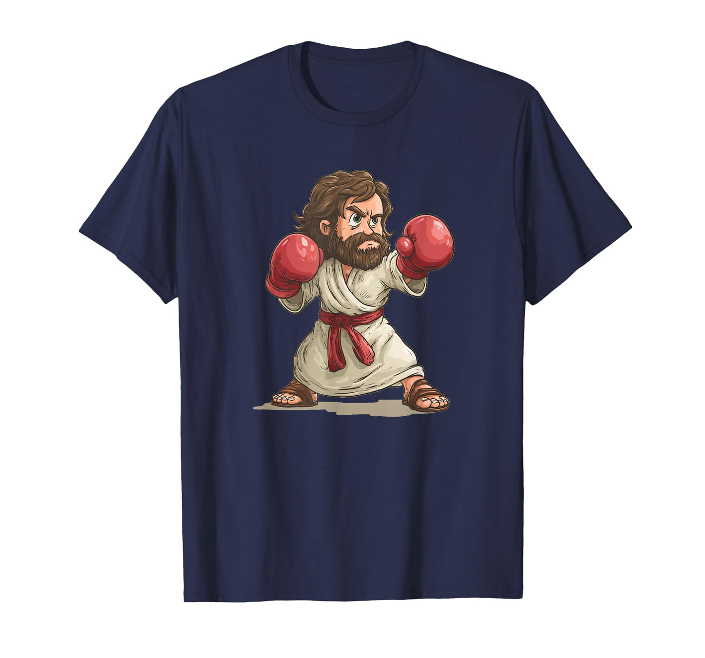 Cool Jesus Christ with Boxing Gloves for Believer T-Shirt