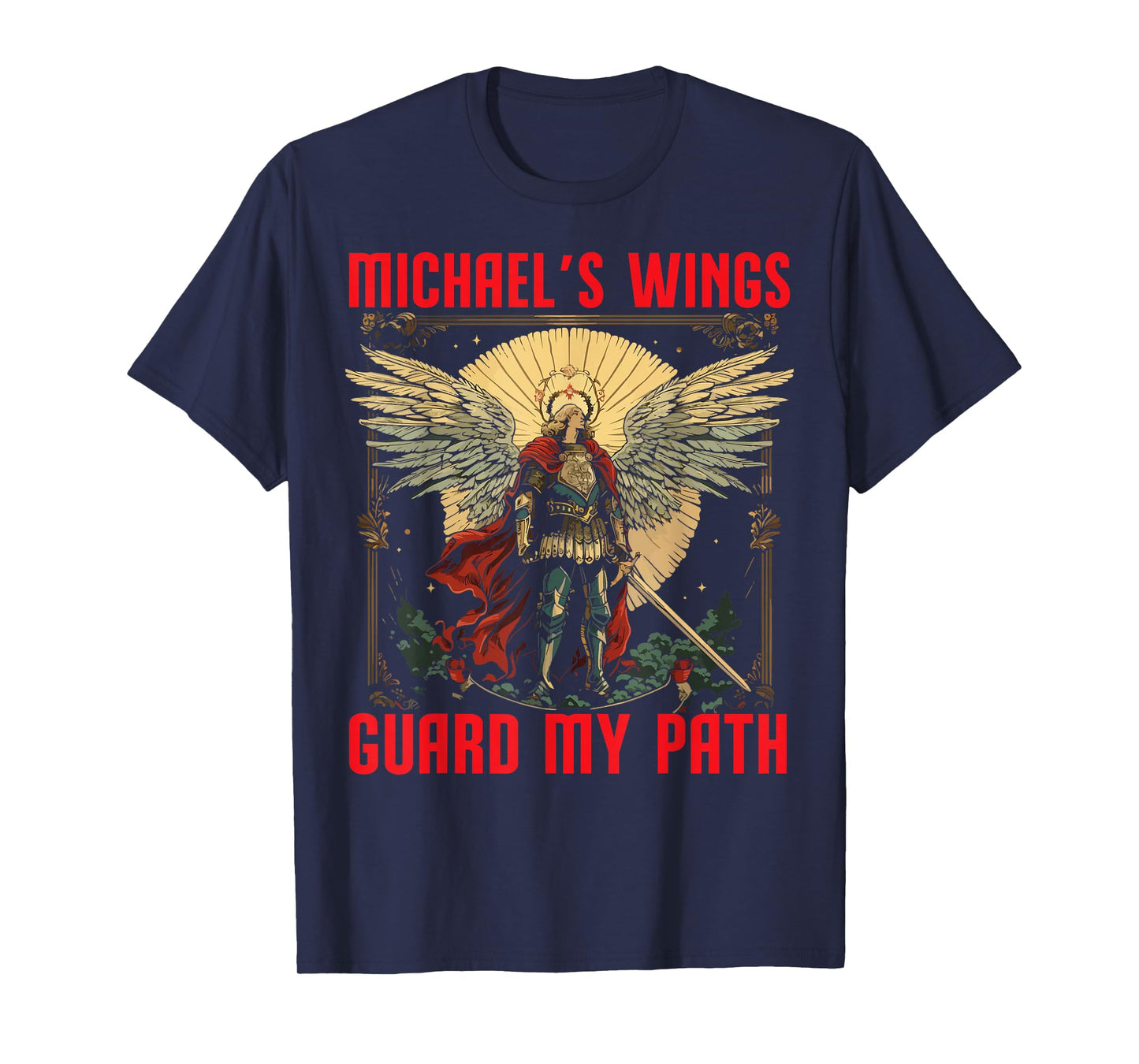 Archangel Michael Catholic Christianity Guardian Angel T-Shirt
