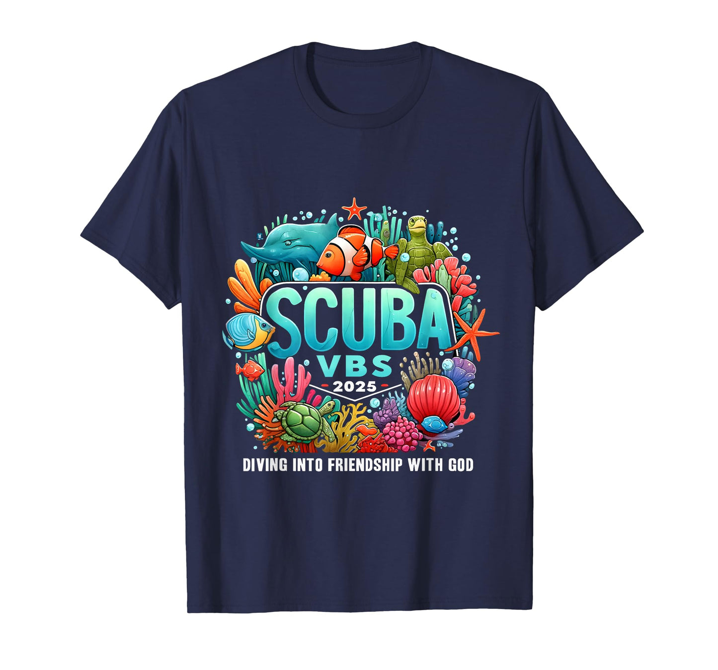 VBS 2025 Scuba Diving Into Friendship With God T-Shirt